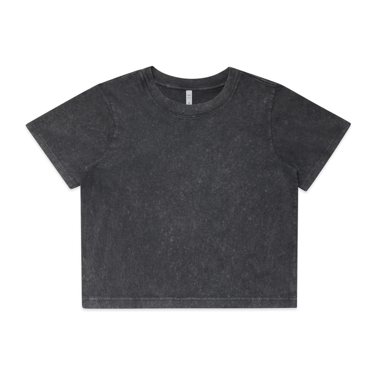 Custom Embroidered or DTF Printed - Wo's Stone Wash Heavy Crop | 4086