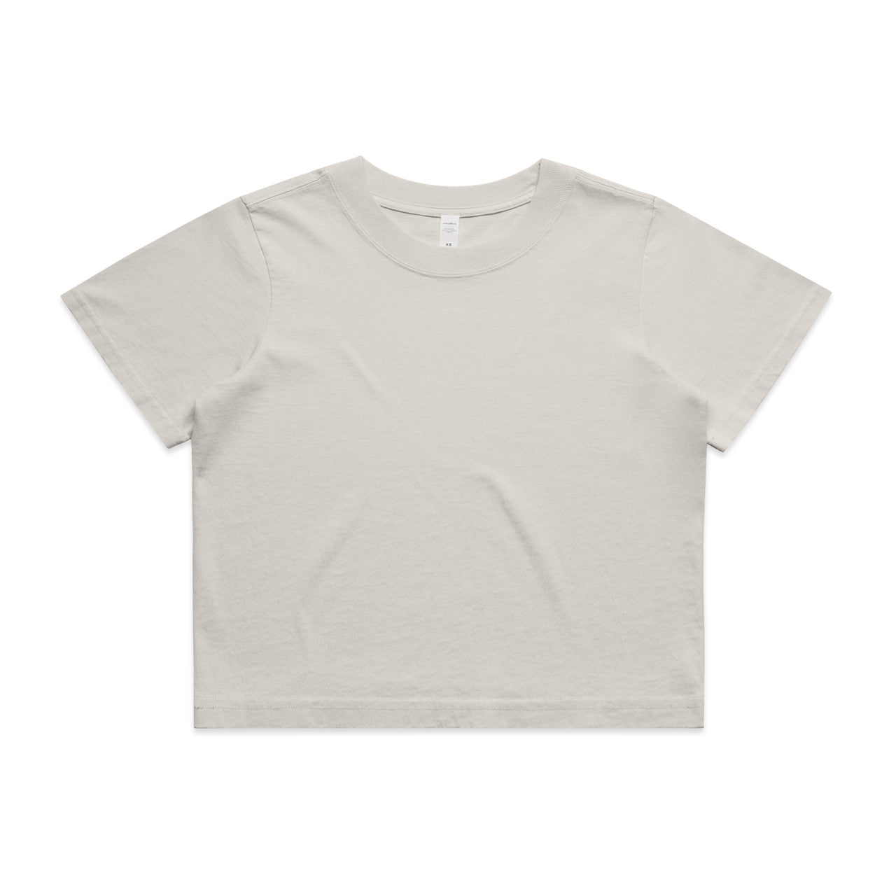 Custom Embroidered or DTF Printed - Wo's Heavy Faded Crop Tee | 4089