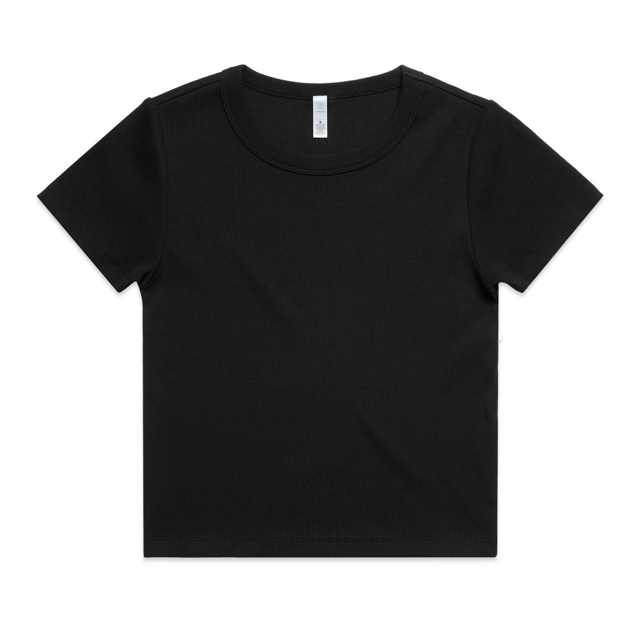 Custom Embroidered or DTF Printed - Wo's Organic Rib Tee | 4092G