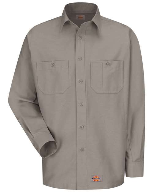 Custom Embroidered - Dickies - Men's Long Sleeve Work Shirt - WS10
