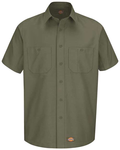 Custom Embroidered - Dickies - Men's Short Sleeve Work Shirt - WS20