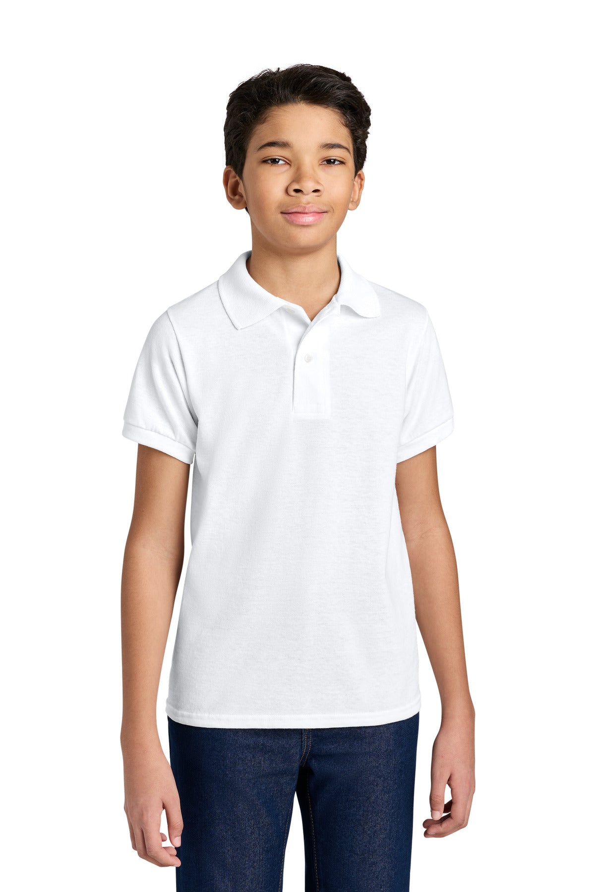 Custom Embroidery or DTF Print - Jerzees ®  Youth Dri-Power ®  Sport Shirt 437B