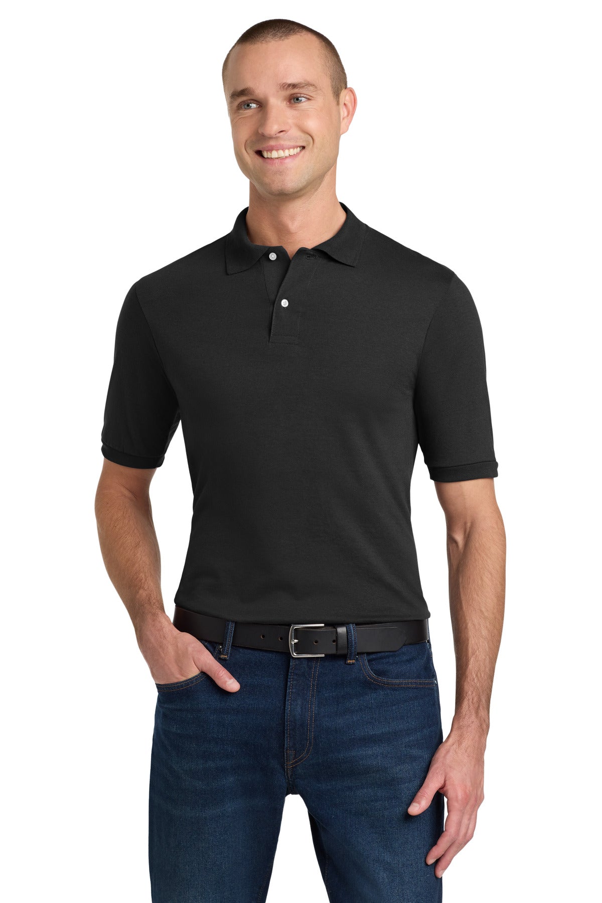 Custom Embroidery or DTF Print - Jerzees ®  Dri-Power ®  Sport Shirt. 437M