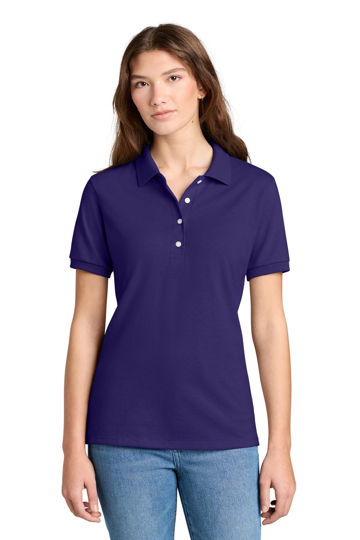 Custom Embroidery or DTF Print - Jerzees ®  Women's Dri-Power ®  Sport Shirt 437W
