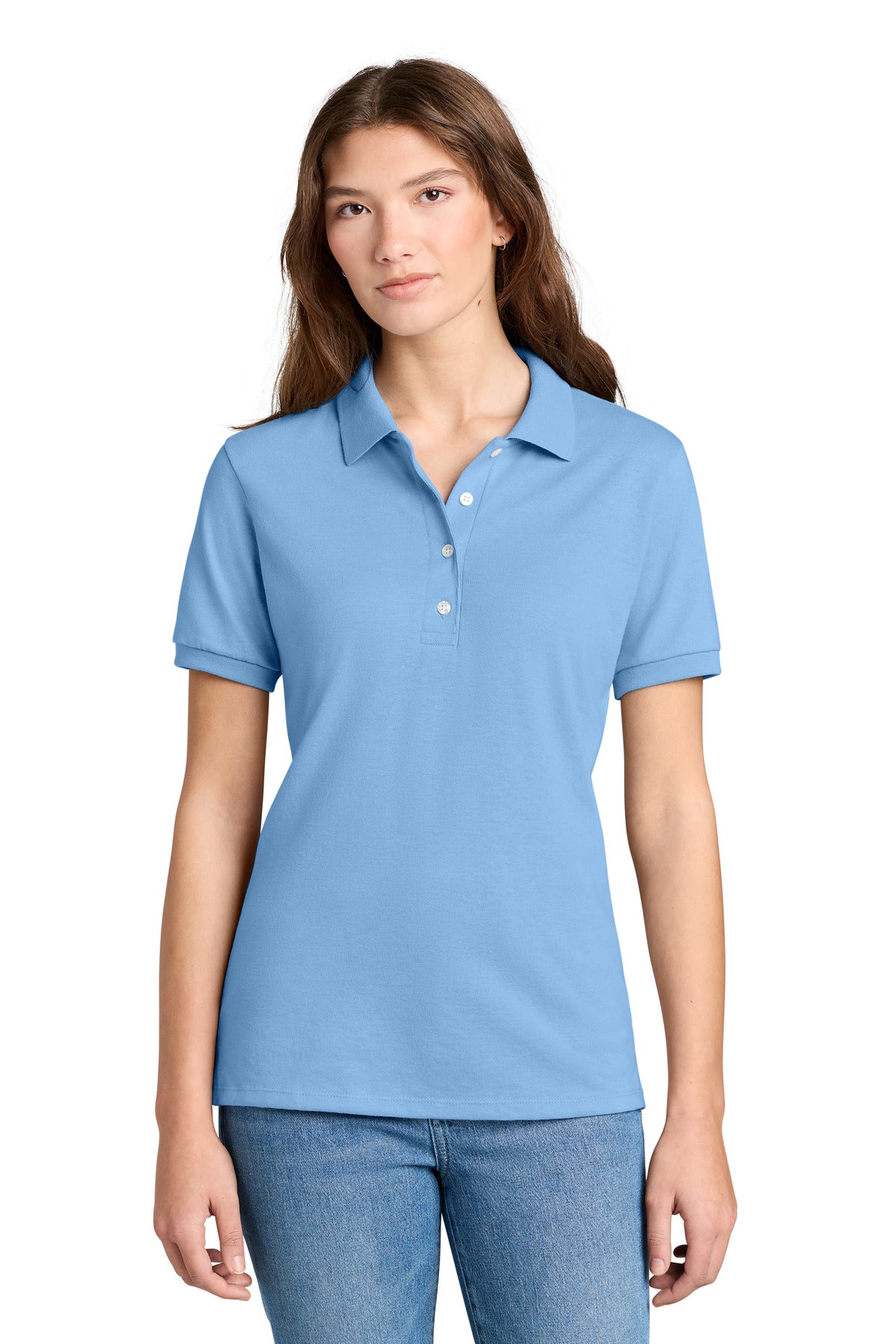 Custom Embroidery or DTF Print - Jerzees ®  Women's Dri-Power ®  Sport Shirt 437W