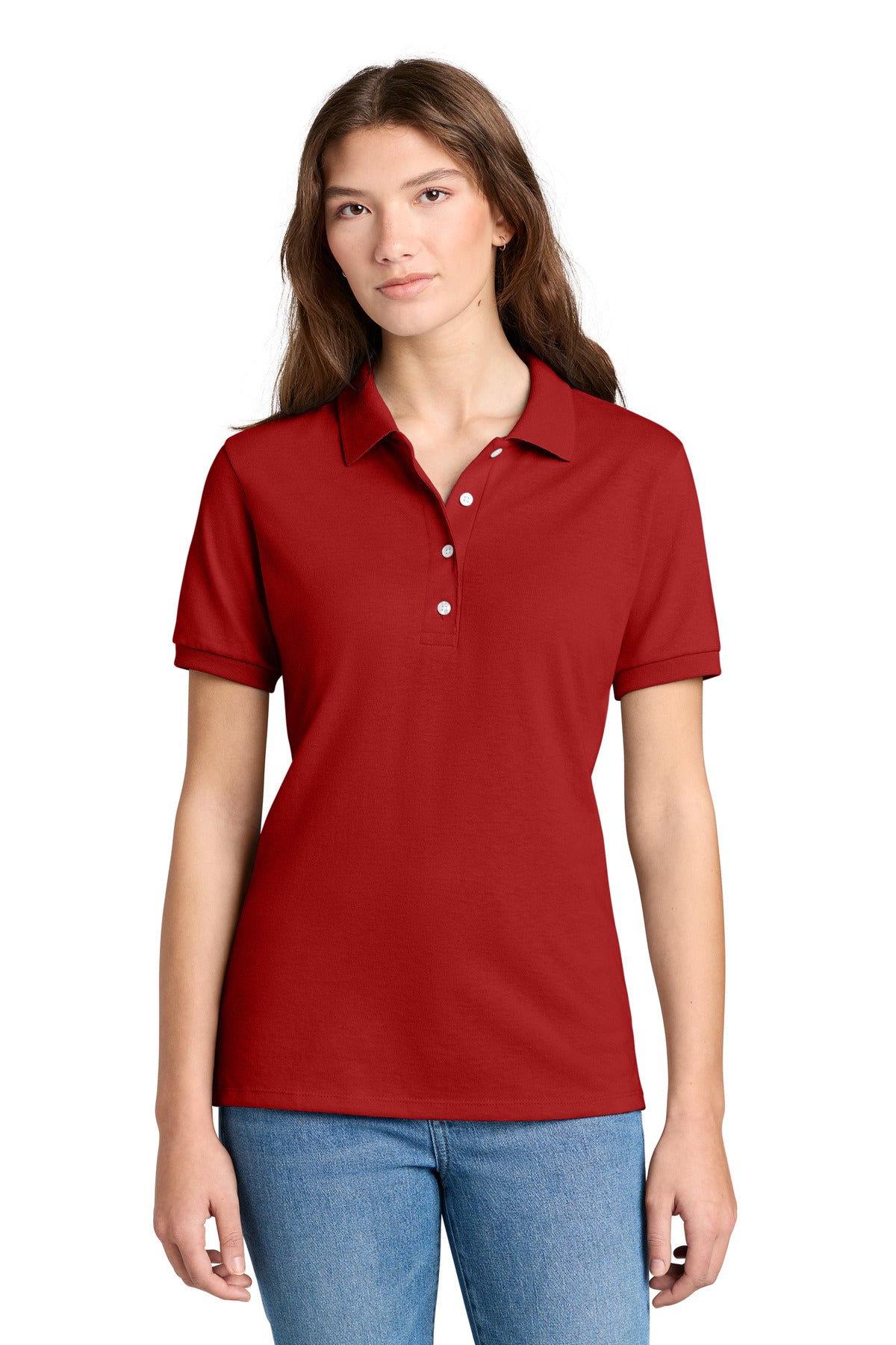 Custom Embroidery or DTF Print - Jerzees ®  Women's Dri-Power ®  Sport Shirt 437W
