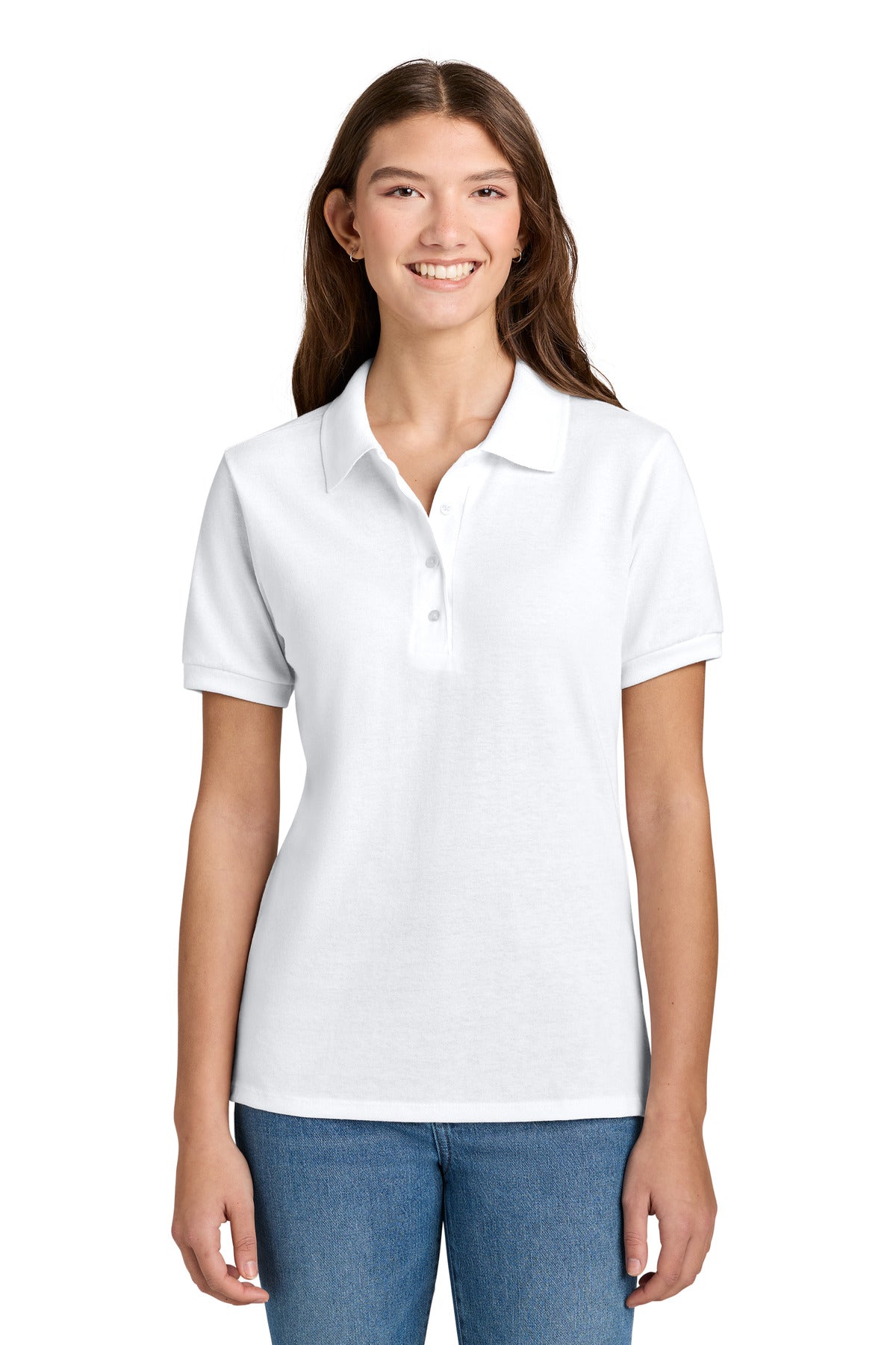 Custom Embroidery or DTF Print - Jerzees ®  Women's Dri-Power ®  Sport Shirt 437W