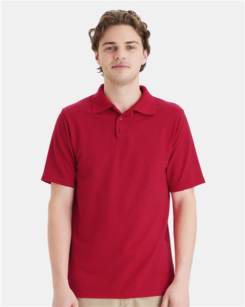 Custom Embroidered - Hanes - Piqué Polo - 055P