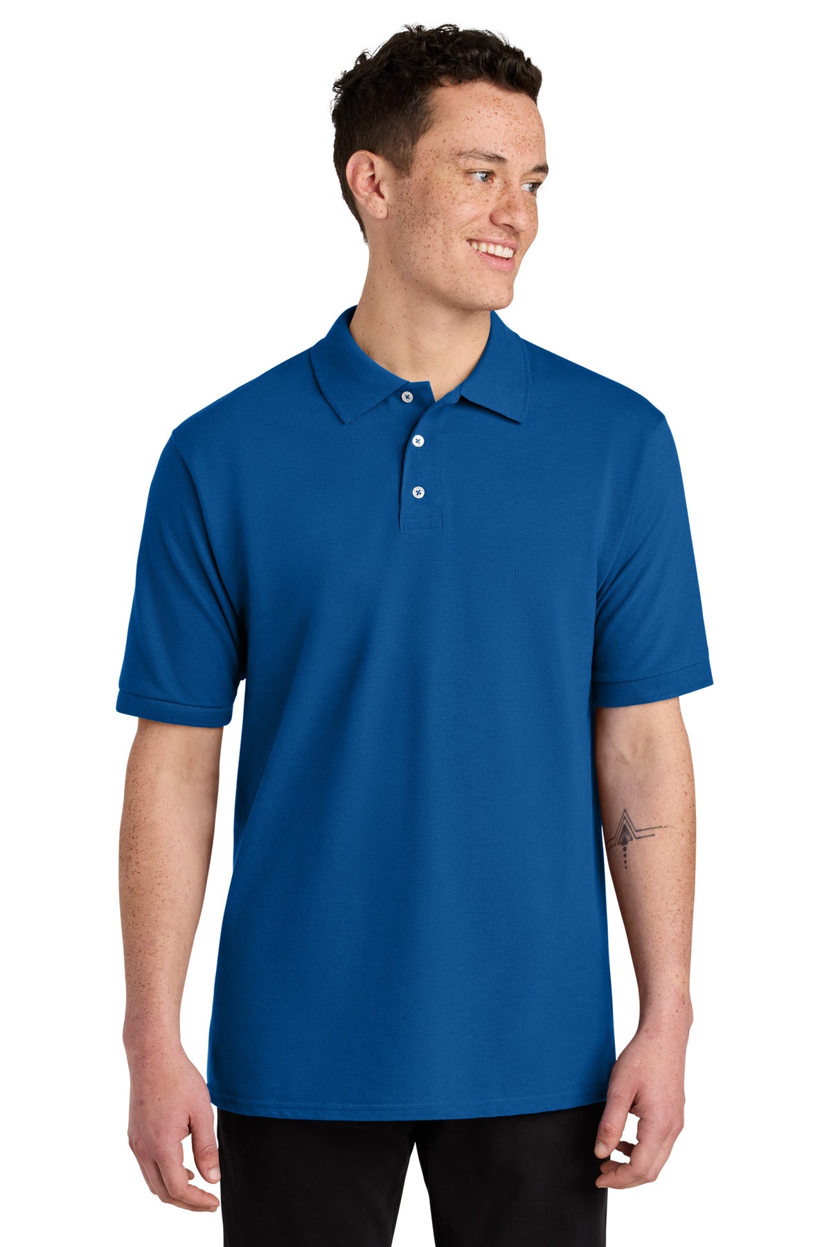 Custom Embroidery or DTF Print - Jerzees ®  Unisex Premium Ring Spun Cotton Pique Sport Shirt 443M