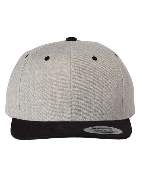 Custom Embroidered - YP Classics - Premium Flat Bill Snapback Cap - 6089M