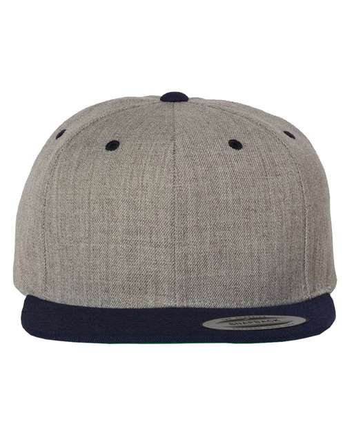 Custom Embroidered - YP Classics - Premium Flat Bill Snapback Cap - 6089M