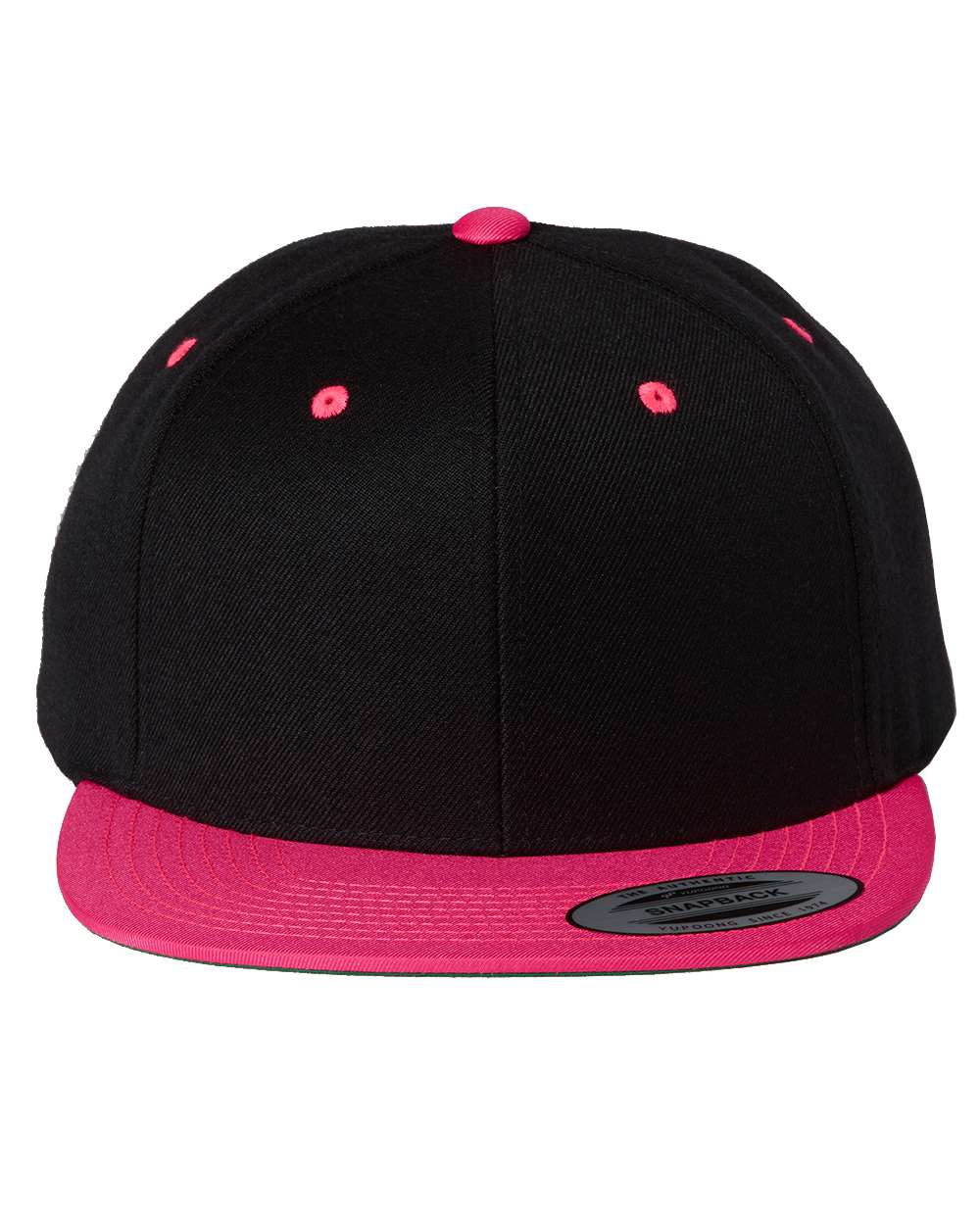 Custom Embroidery - YP Classics - Premium Flat Bill Snapback Cap - 6089M