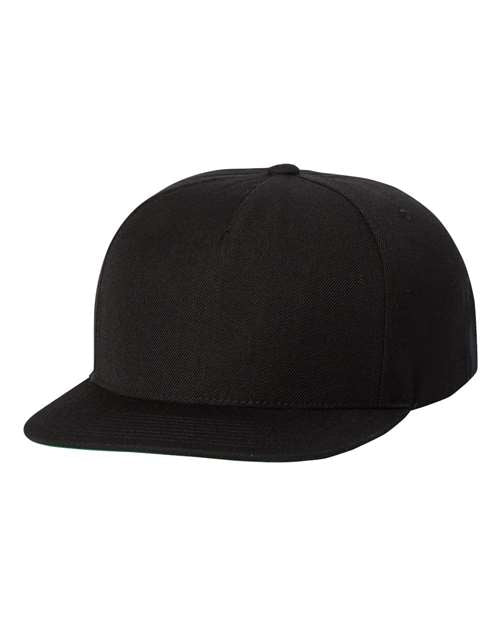 Custom Embroidered - YP Classics - Premium Five-Panel Snapback Cap - 5089M