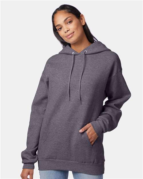 Custom Embroidered - Hanes - Ecosmart® Hooded Sweatshirt - Charcoal Heather - P170