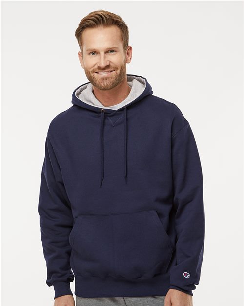 Custom Embroidered - Champion - Cotton Max Hooded Sweatshirt - S171