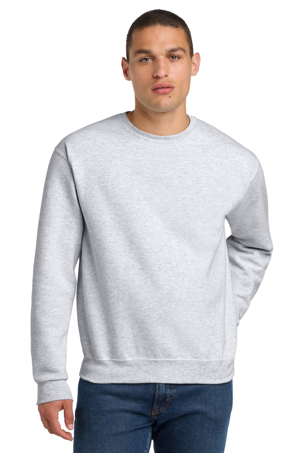 Custom Embroidery or DTF Print - Jerzees ®  Super Sweats ®  NuBlend ®  - Crewneck Sweatshirt.  4662M