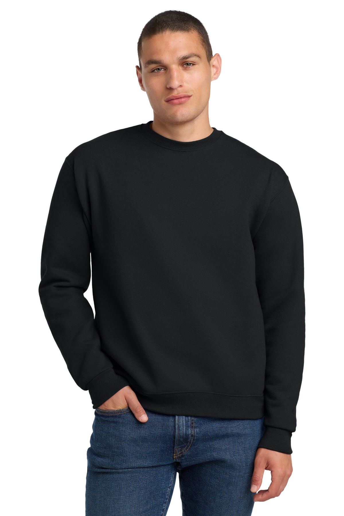 Custom Embroidery or DTF Print - Jerzees ®  Super Sweats ®  NuBlend ®  - Crewneck Sweatshirt.  4662M