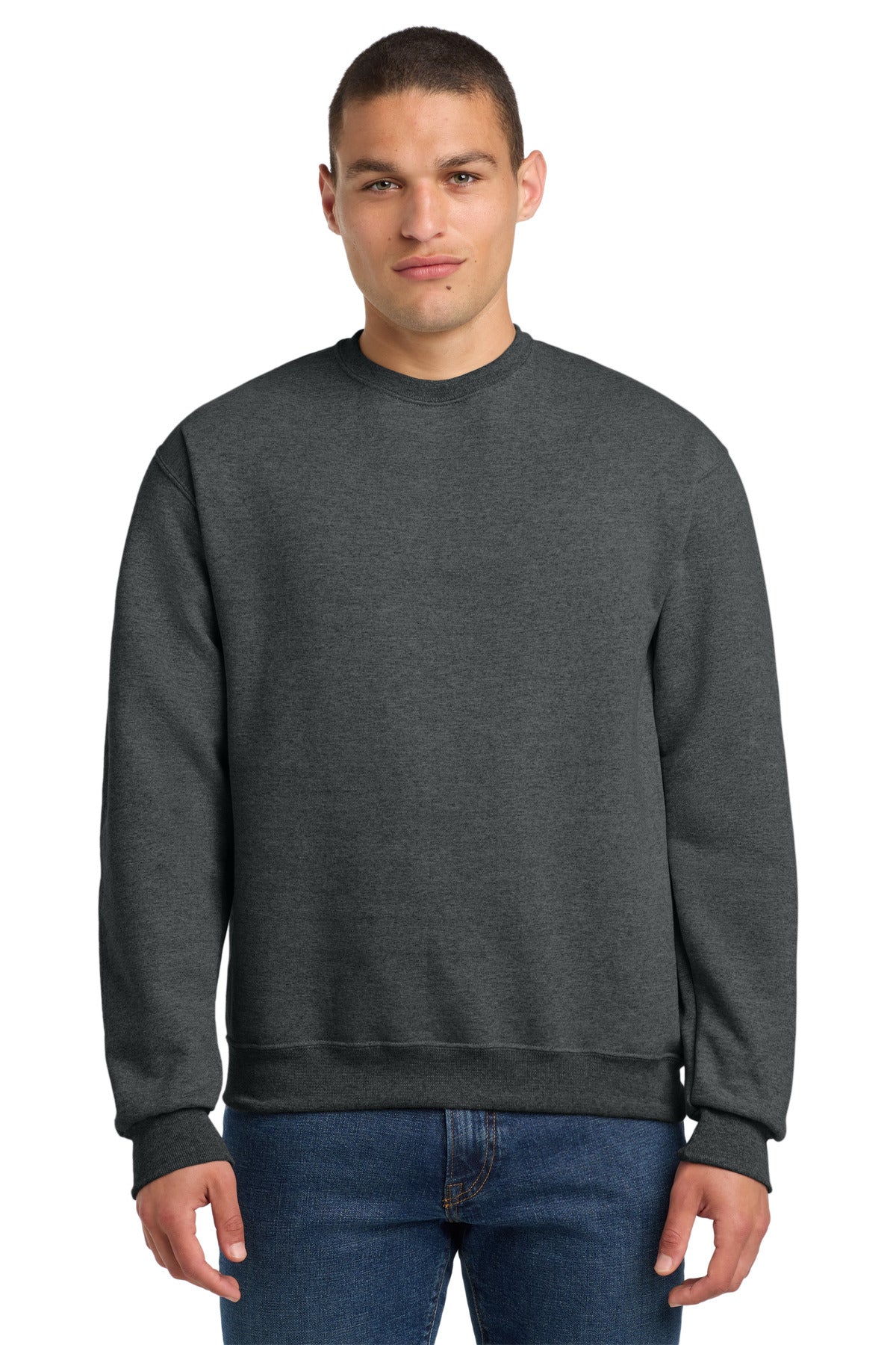 Custom Embroidery or DTF Print - Jerzees ®  Super Sweats ®  NuBlend ®  - Crewneck Sweatshirt.  4662M