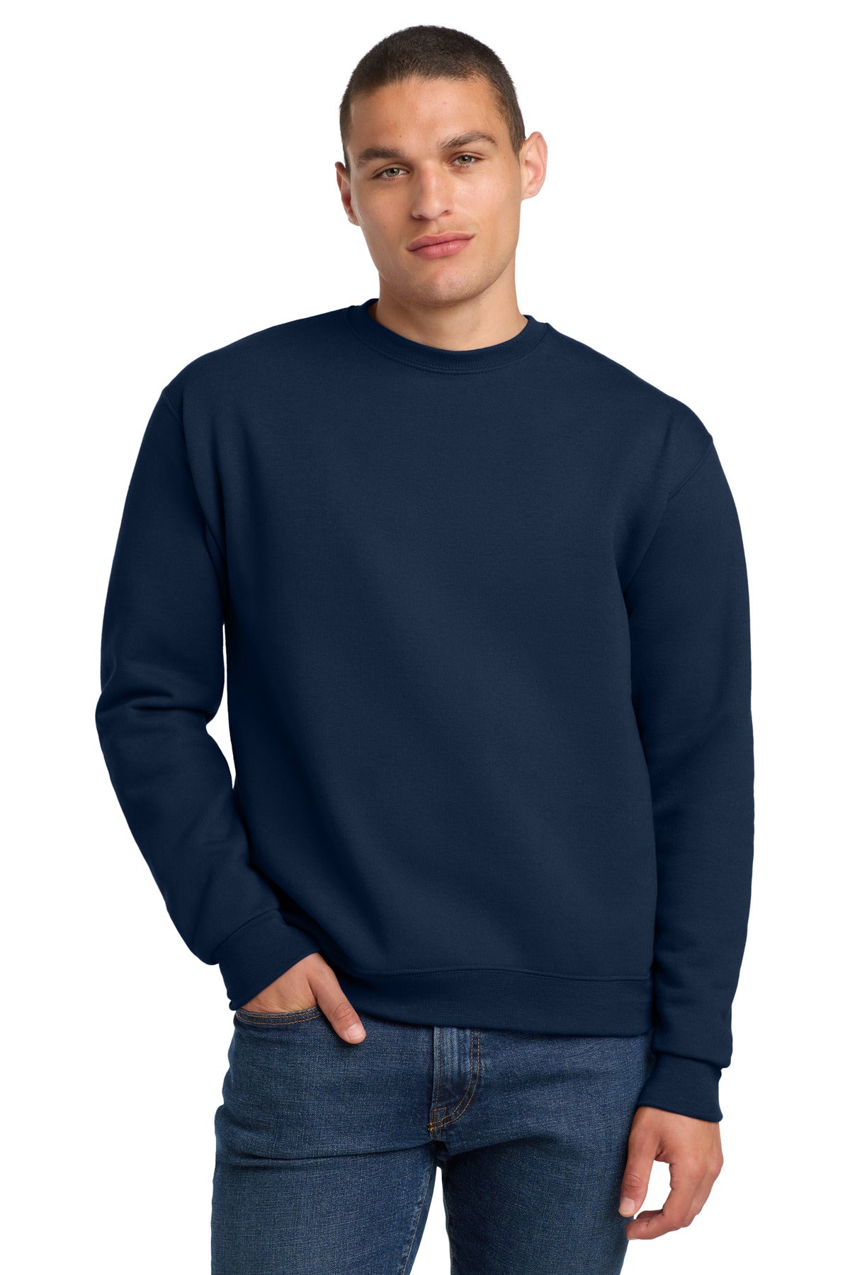 Custom Embroidery or DTF Print - Jerzees ®  Super Sweats ®  NuBlend ®  - Crewneck Sweatshirt.  4662M