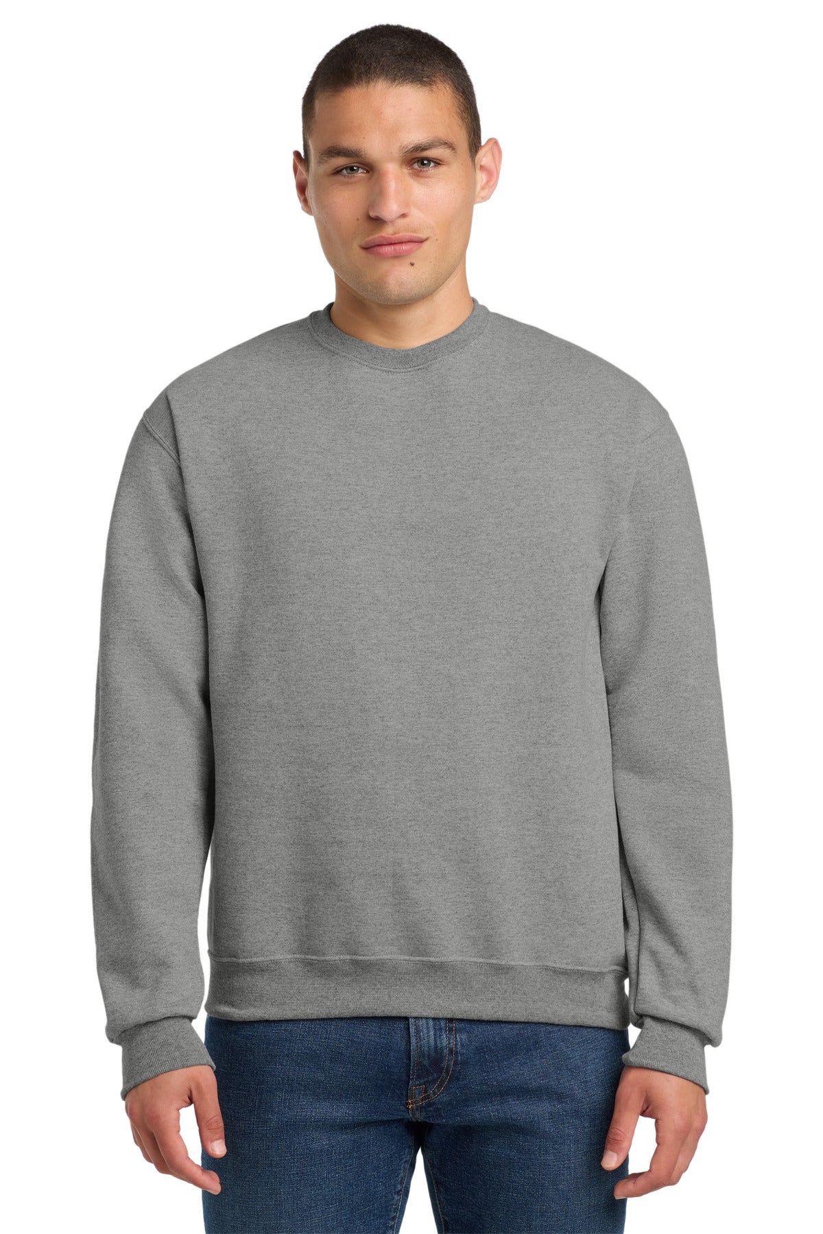 Custom Embroidery or DTF Print - Jerzees ®  Super Sweats ®  NuBlend ®  - Crewneck Sweatshirt.  4662M
