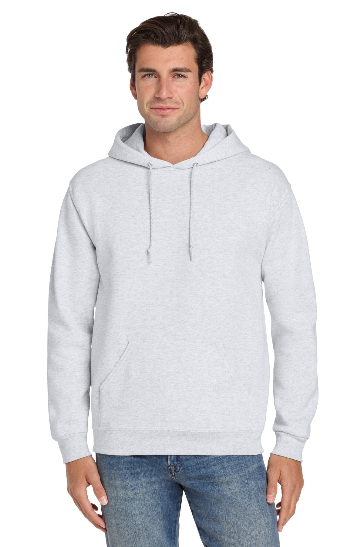 Custom Embroidery or DTF Print - Jerzees ®  Super Sweats ®  NuBlend ®  - Pullover Hooded Sweatshirt.  4997M