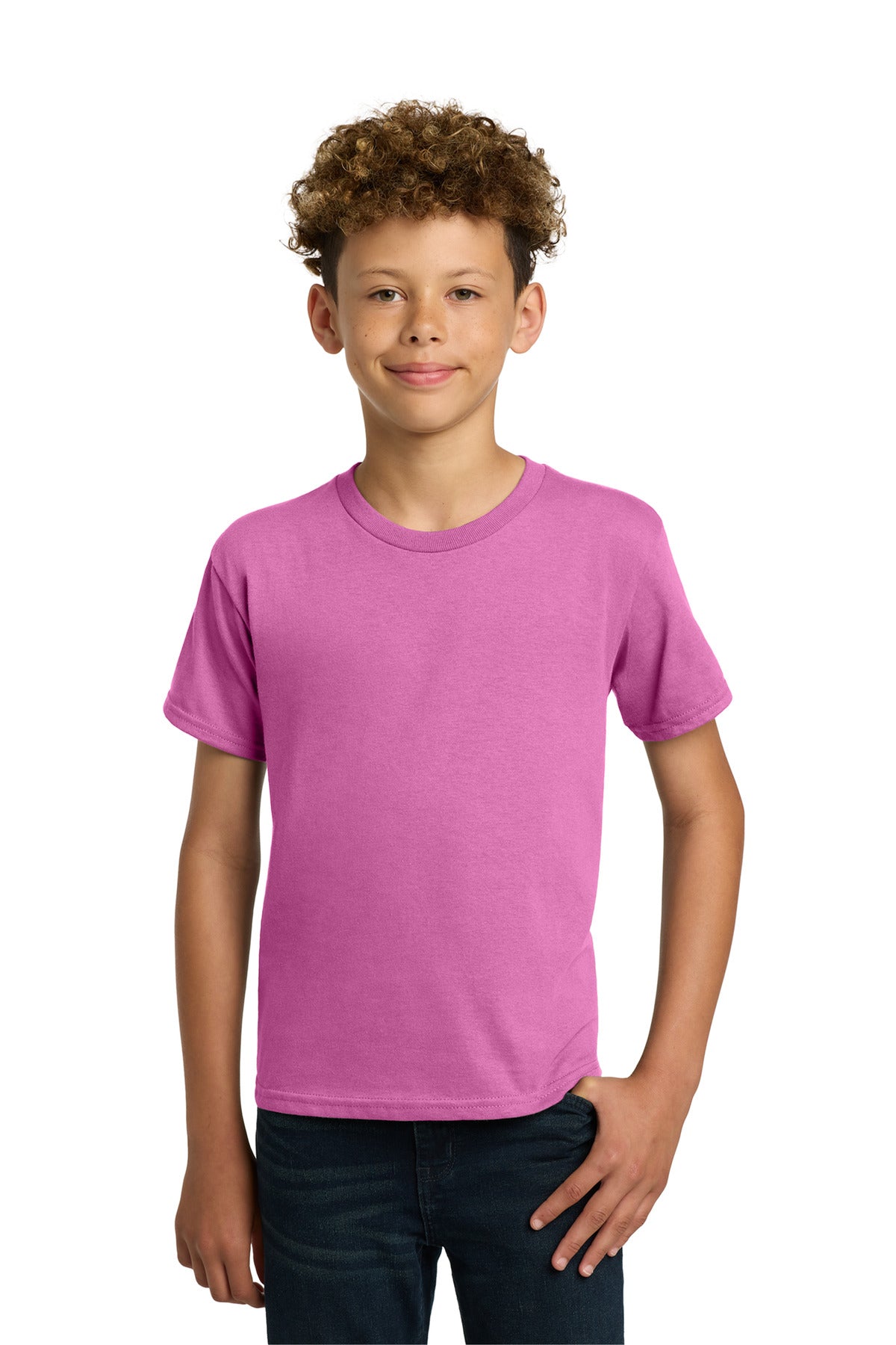 Custom Embroidered or DTF Printed - Gildan ®  - Youth  Heavy Cotton ™  100% Cotton T-Shirt.  5000B