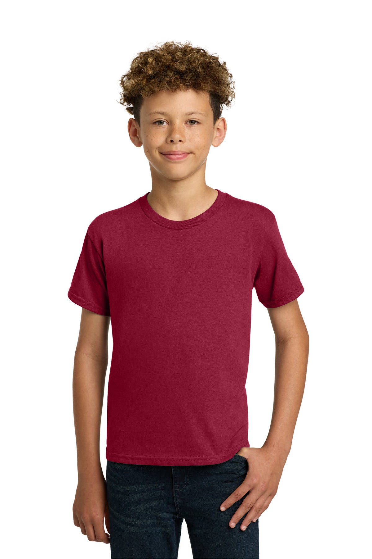 Custom Embroidered or DTF Printed - Gildan ®  - Youth  Heavy Cotton ™  100% Cotton T-Shirt.  5000B