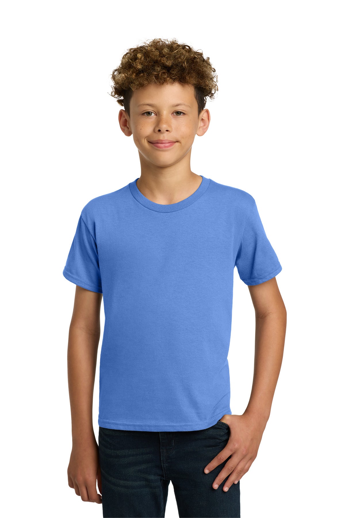 Custom Embroidered or DTF Printed - Gildan ®  - Youth  Heavy Cotton ™  100% Cotton T-Shirt.  5000B
