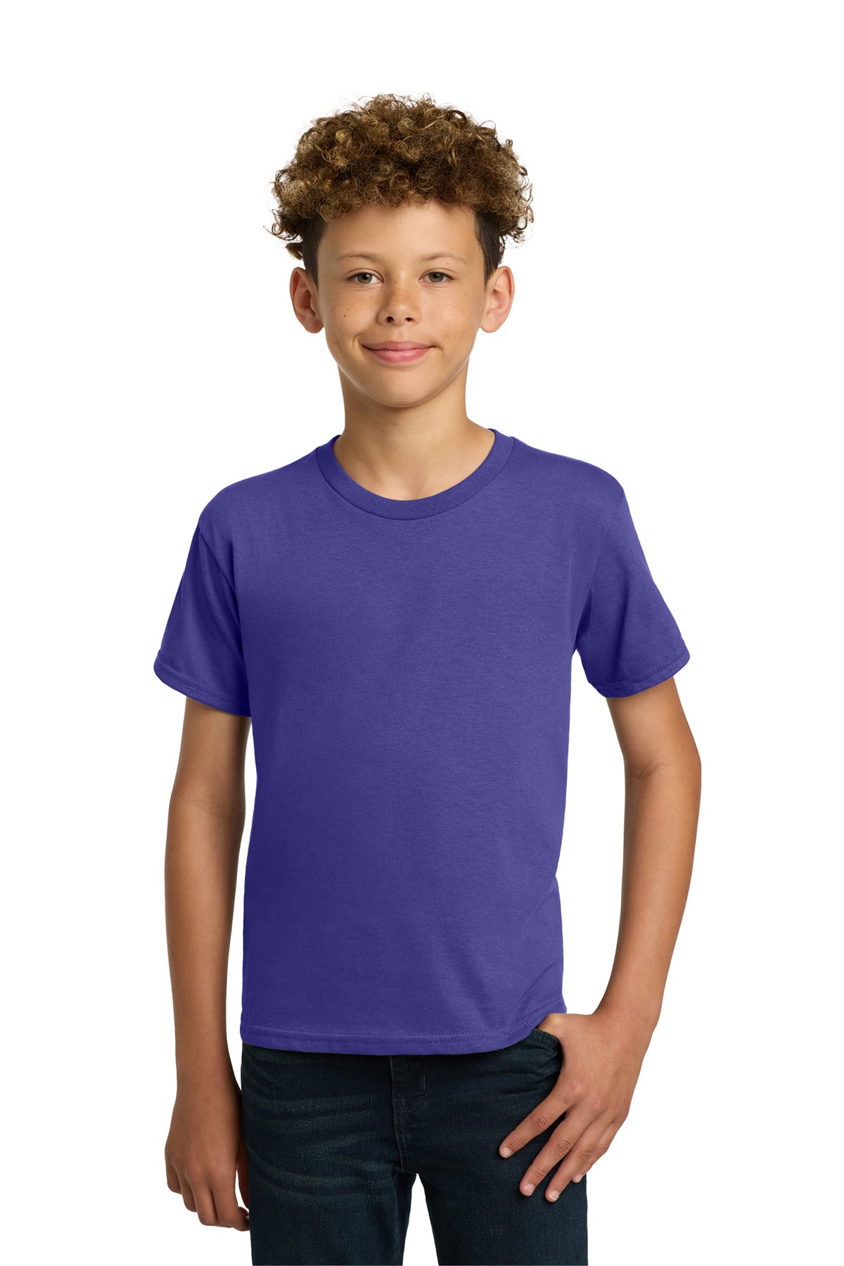Custom Embroidered or DTF Printed - Gildan ®  - Youth  Heavy Cotton ™  100% Cotton T-Shirt.  5000B