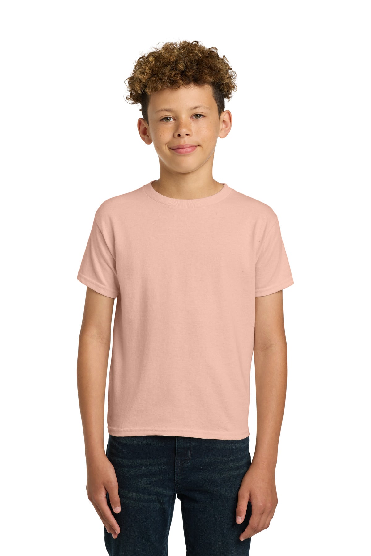 Custom Embroidered or DTF Printed - Gildan ®  - Youth  Heavy Cotton ™  100% Cotton T-Shirt.  5000B
