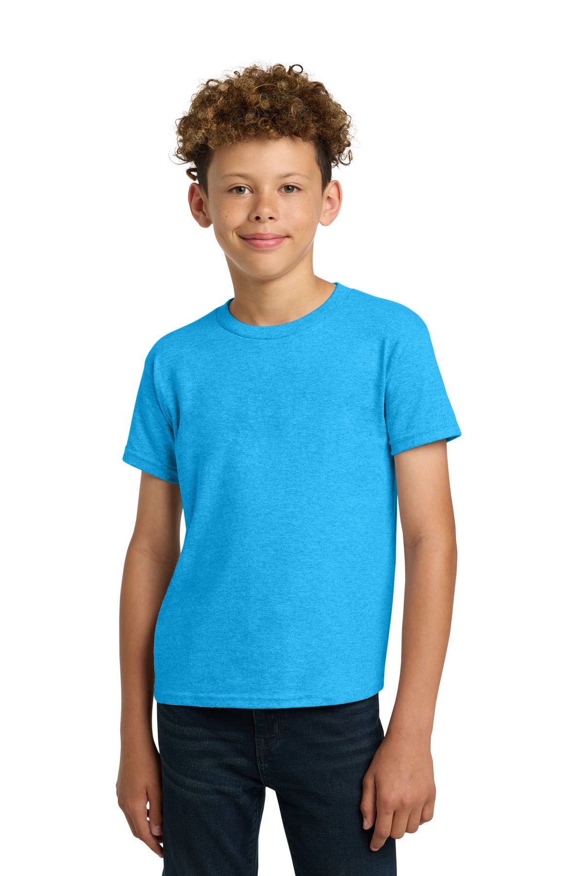 Custom Embroidered or DTF Printed - Gildan ®  - Youth  Heavy Cotton ™  100% Cotton T-Shirt.  5000B