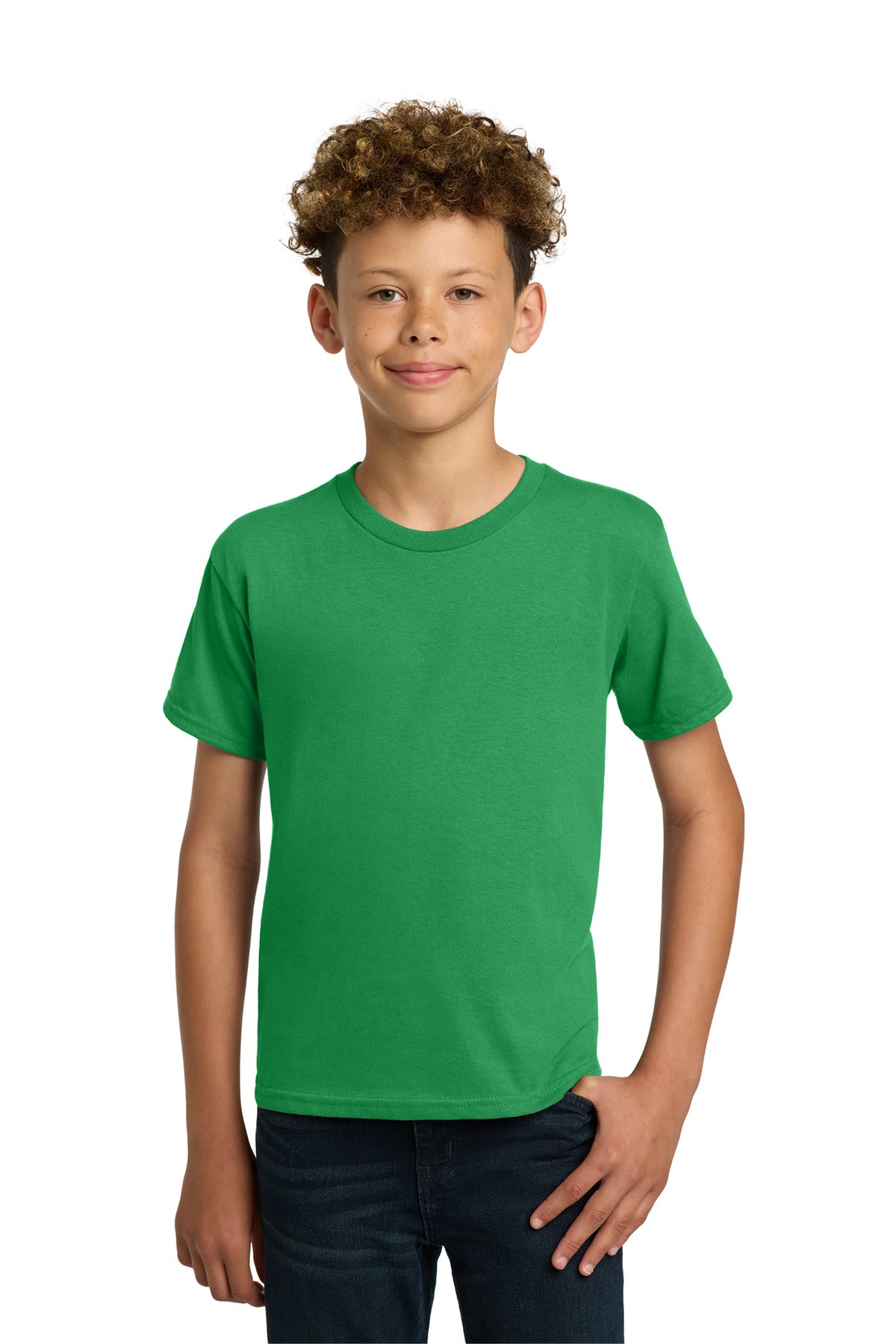 Custom Embroidered or DTF Printed - Gildan ®  - Youth  Heavy Cotton ™  100% Cotton T-Shirt.  5000B
