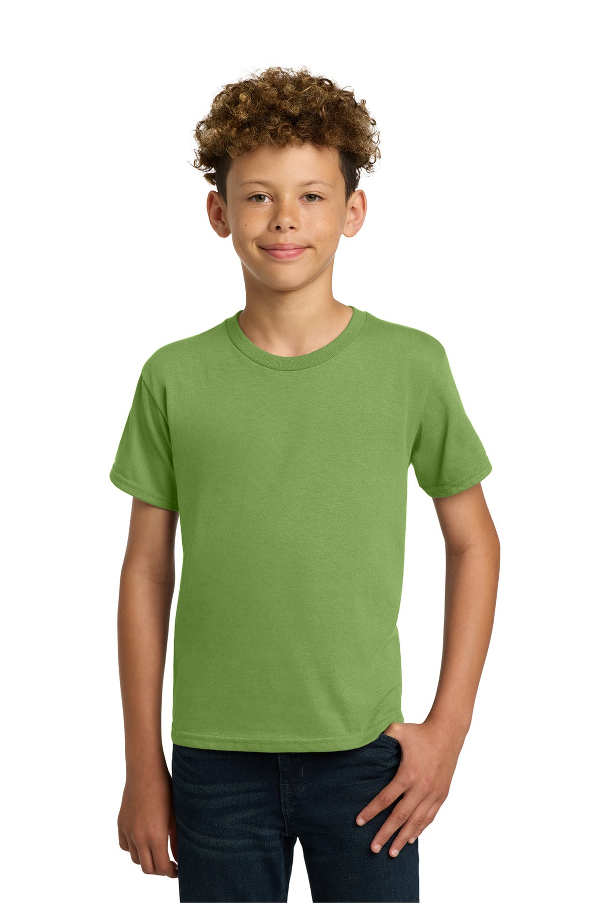 Custom Embroidered or DTF Printed - Gildan ®  - Youth  Heavy Cotton ™  100% Cotton T-Shirt.  5000B