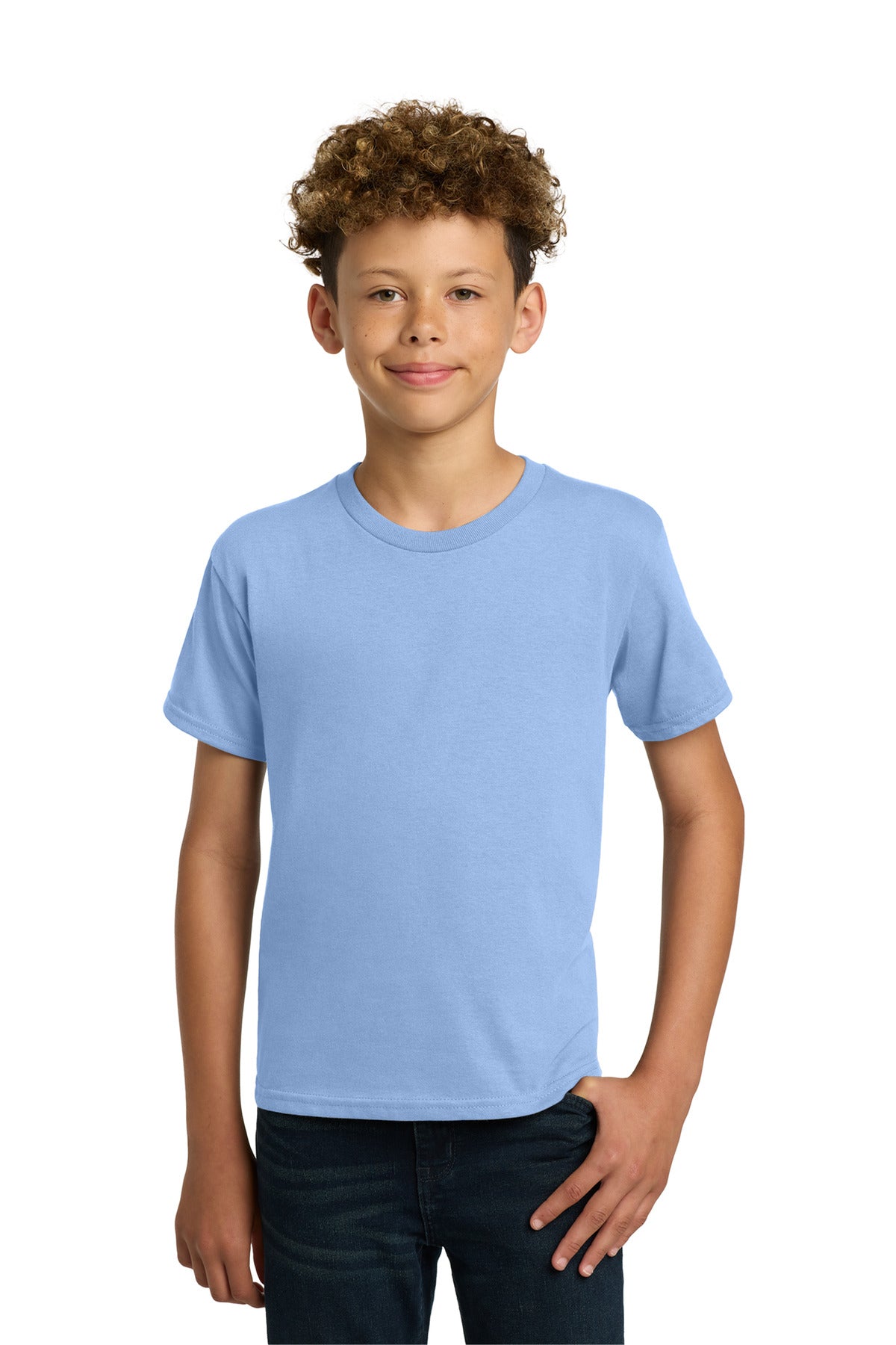 Custom Embroidered or DTF Printed - Gildan ®  - Youth  Heavy Cotton ™  100% Cotton T-Shirt.  5000B