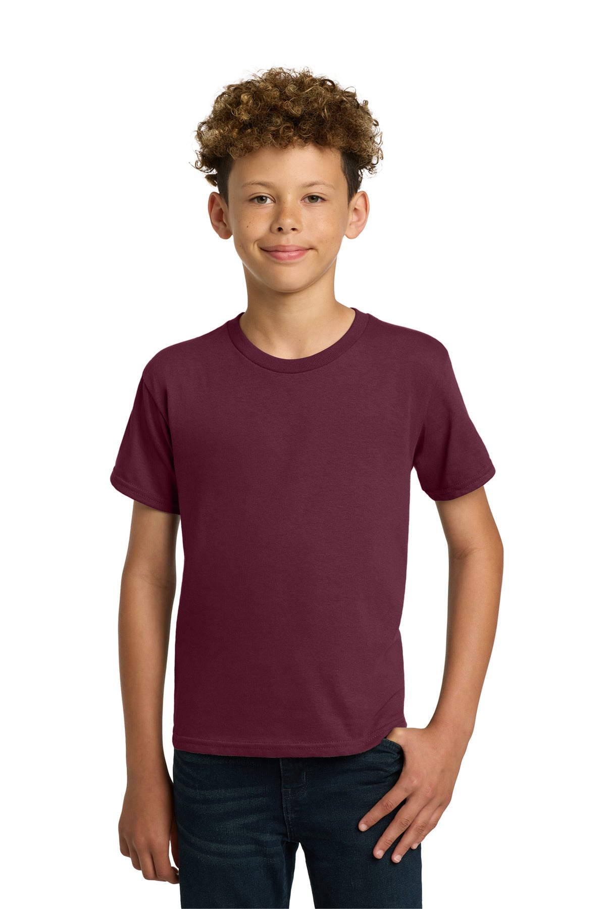 Custom Embroidered or DTF Printed - Gildan ®  - Youth  Heavy Cotton ™  100% Cotton T-Shirt.  5000B