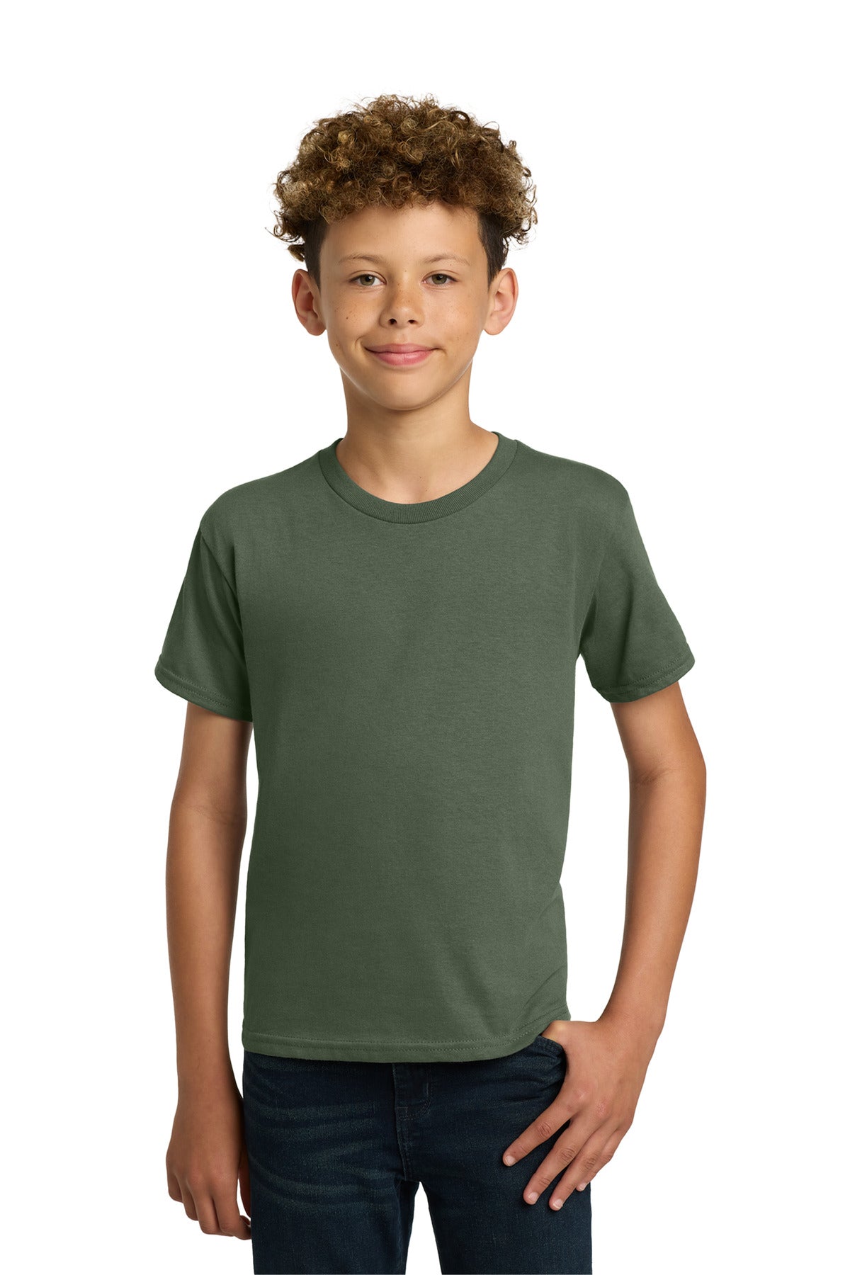 Custom Embroidered or DTF Printed - Gildan ®  - Youth  Heavy Cotton ™  100% Cotton T-Shirt.  5000B