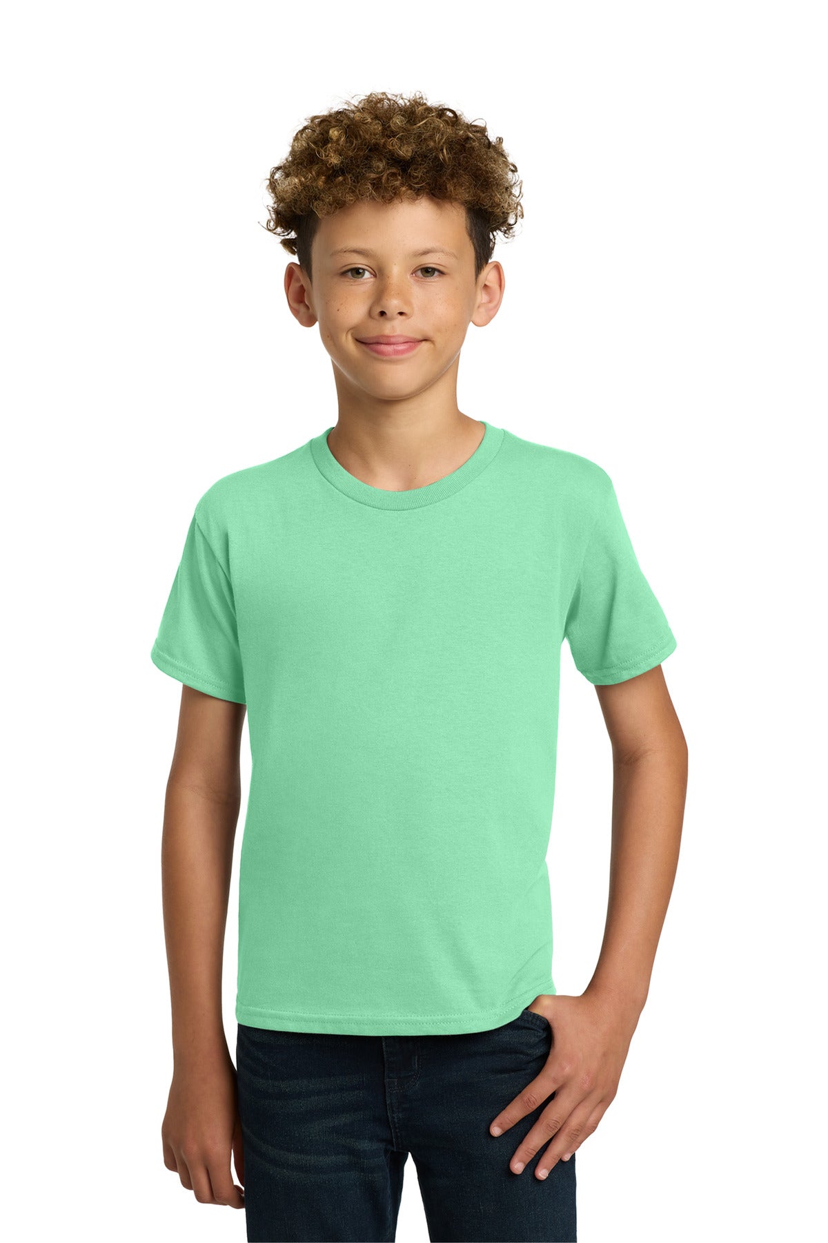 Custom Embroidered or DTF Printed - Gildan ®  - Youth  Heavy Cotton ™  100% Cotton T-Shirt.  5000B