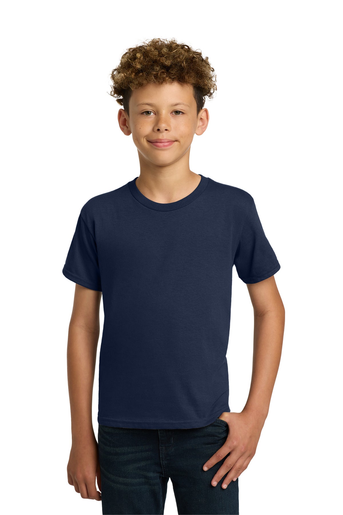 Custom Embroidered or DTF Printed - Gildan ®  - Youth  Heavy Cotton ™  100% Cotton T-Shirt.  5000B