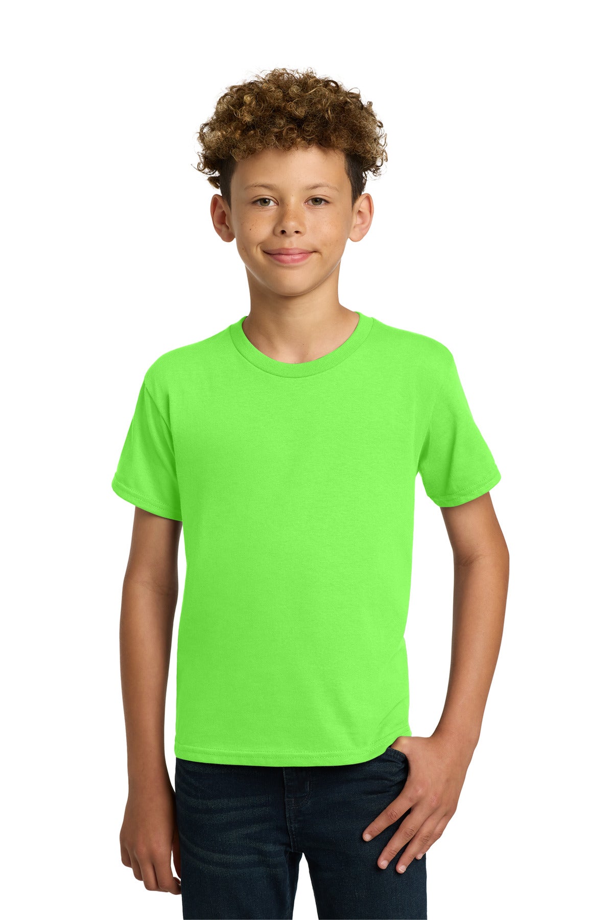 Custom Embroidered or DTF Printed - Gildan ®  - Youth  Heavy Cotton ™  100% Cotton T-Shirt.  5000B