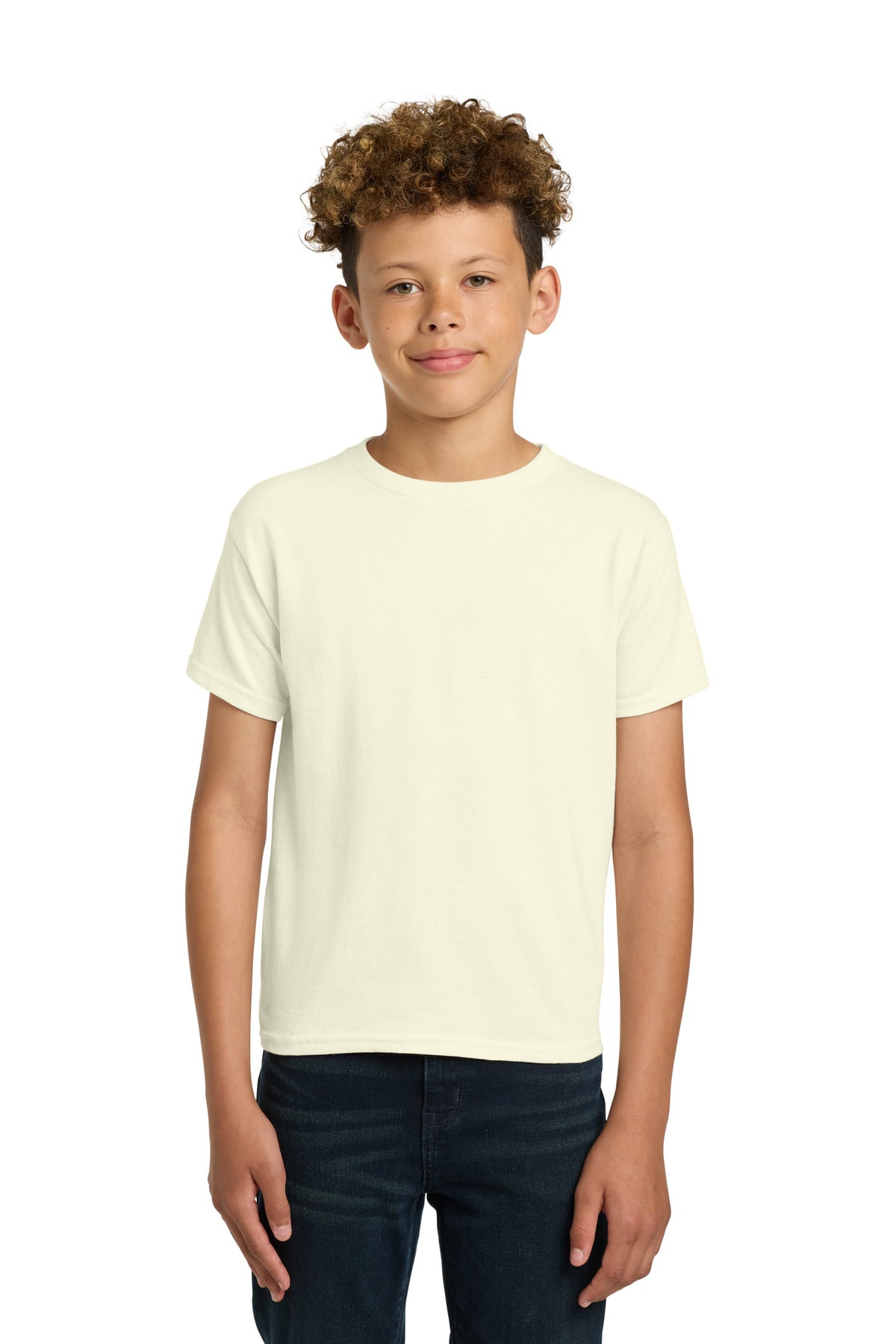Custom Embroidered or DTF Printed - Gildan ®  - Youth  Heavy Cotton ™  100% Cotton T-Shirt.  5000B