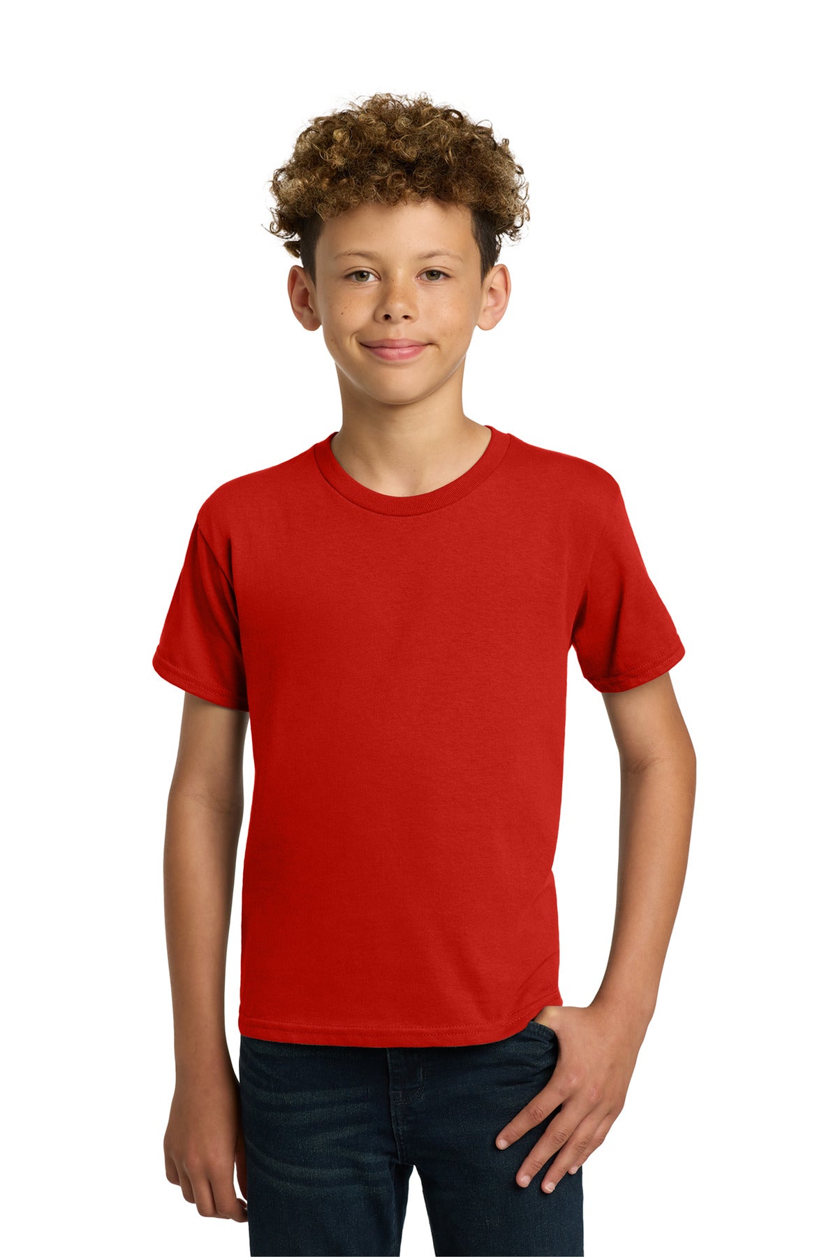 Custom Embroidered or DTF Printed - Gildan ®  - Youth  Heavy Cotton ™  100% Cotton T-Shirt.  5000B