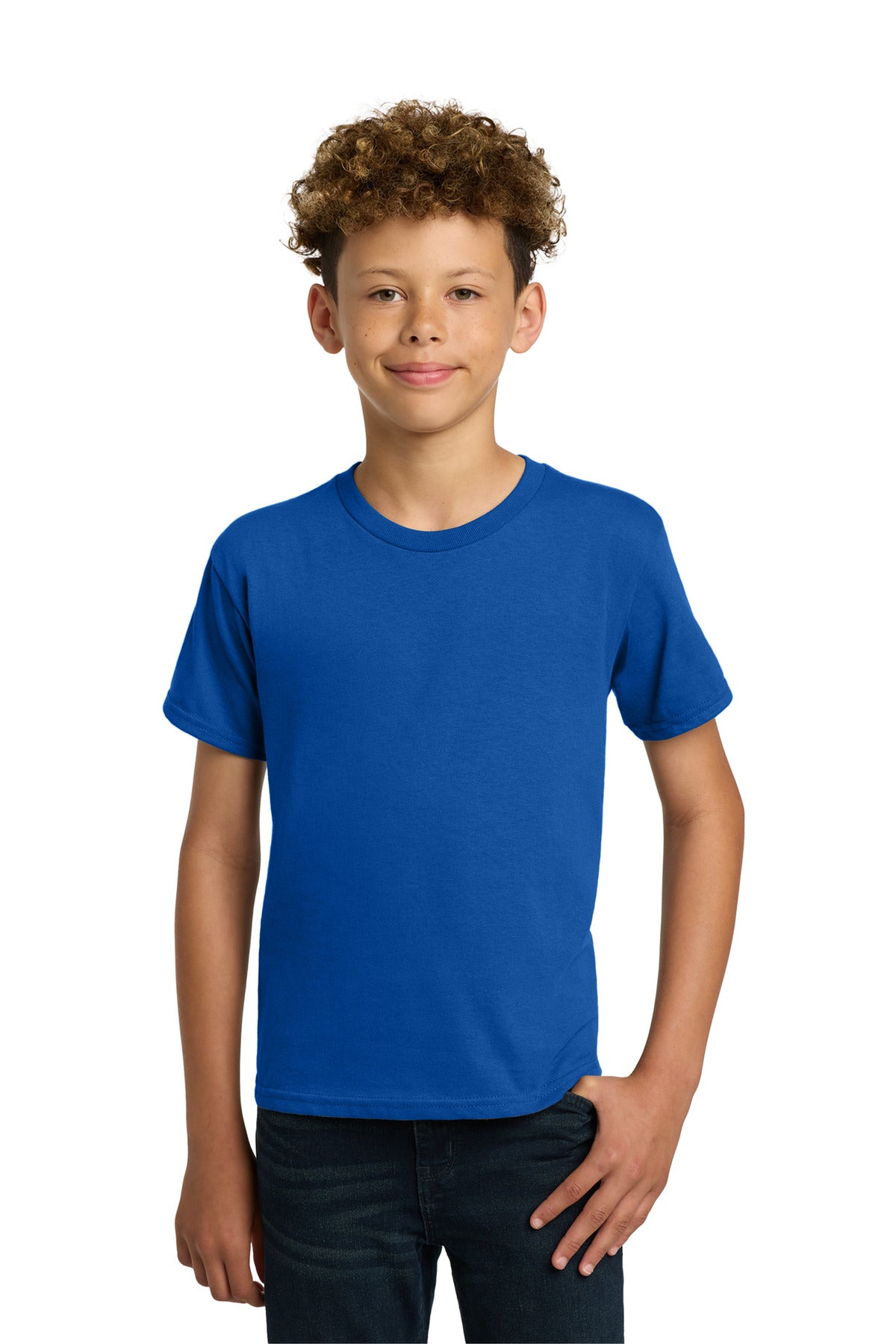 Custom Embroidered or DTF Printed - Gildan ®  - Youth  Heavy Cotton ™  100% Cotton T-Shirt.  5000B