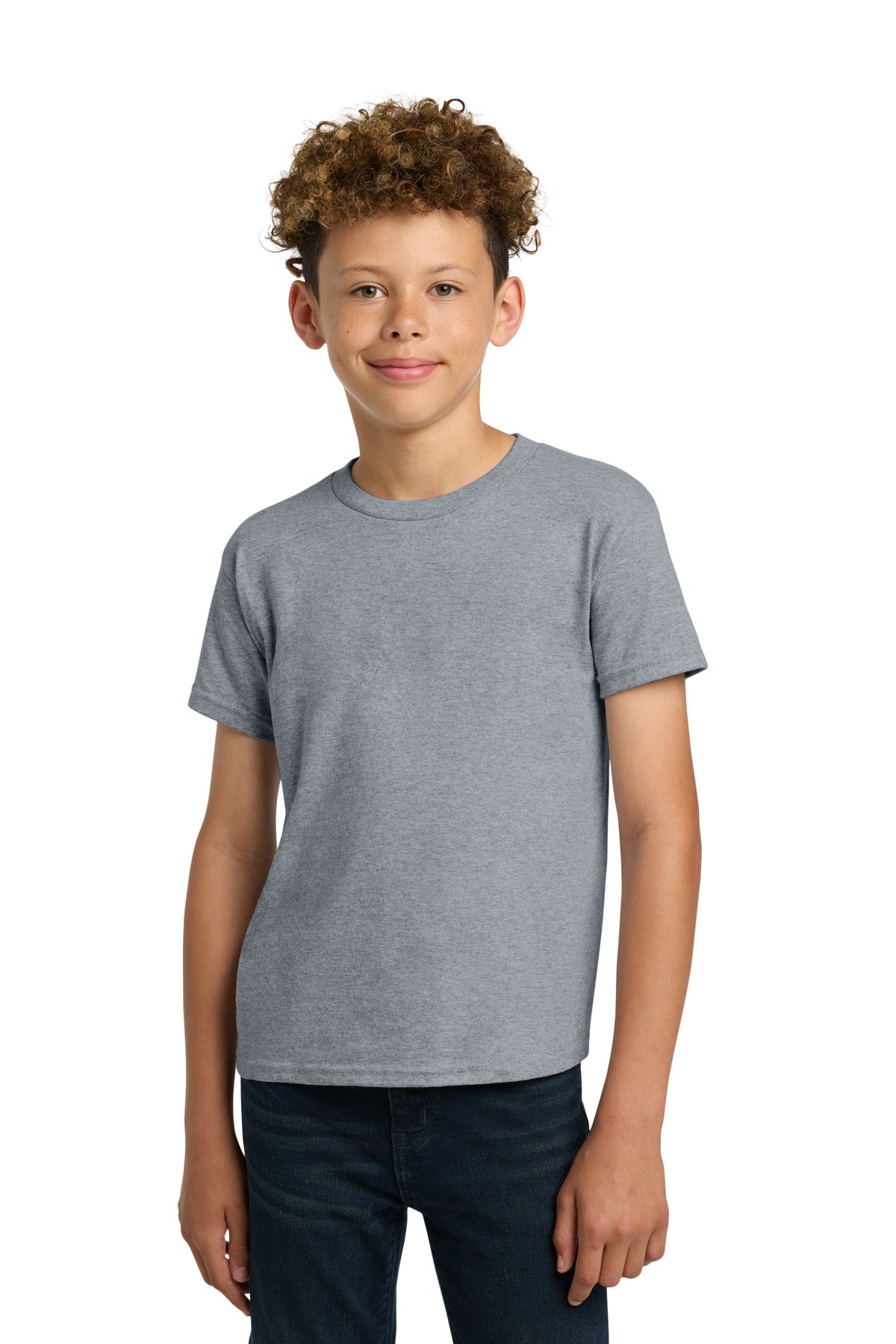 Custom Embroidered or DTF Printed - Gildan ®  - Youth  Heavy Cotton ™  100% Cotton T-Shirt.  5000B