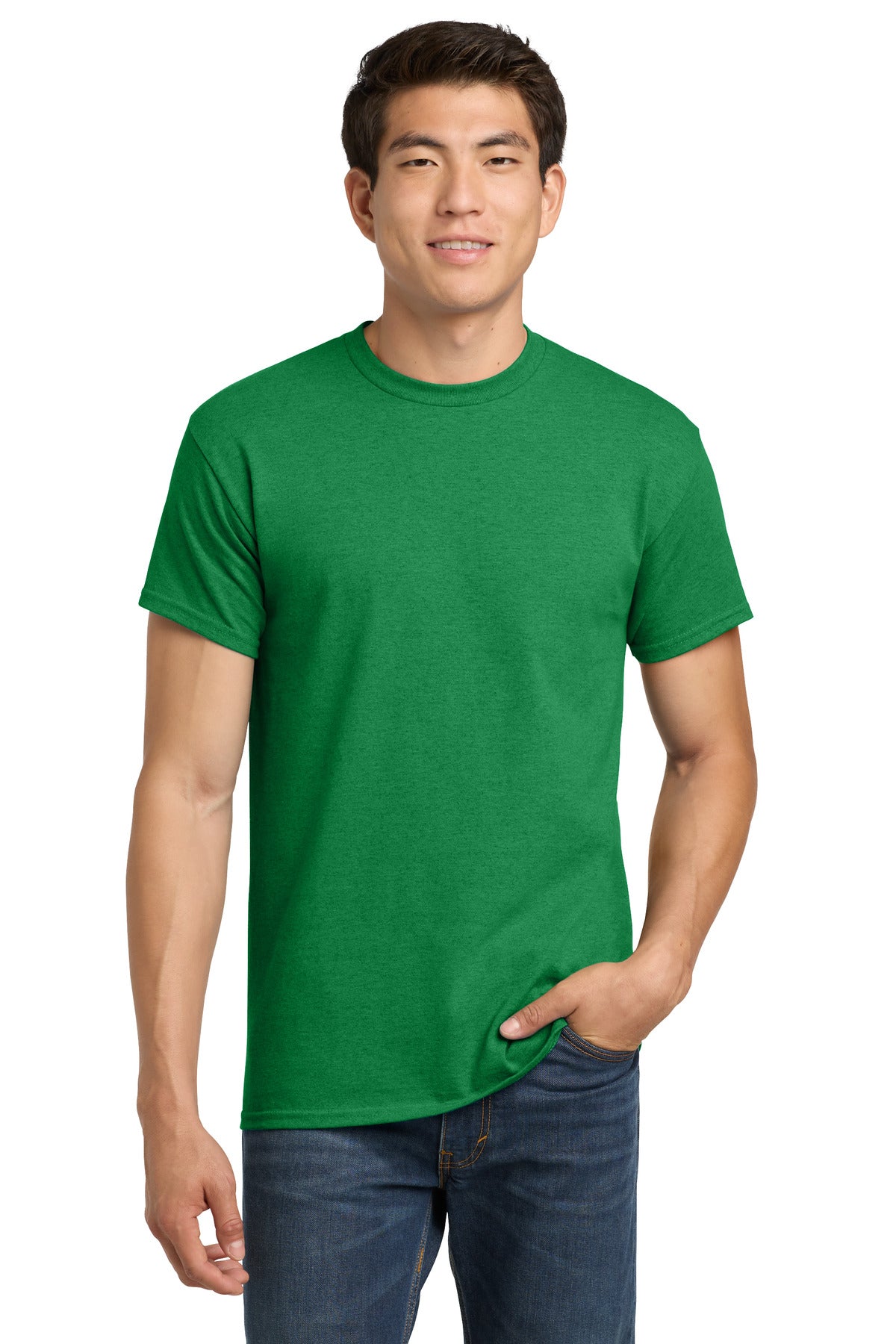 Custom Embroidered or DTF Printed - Gildan ®  - Heavy Cotton ™  100% Cotton T-Shirt.  5000