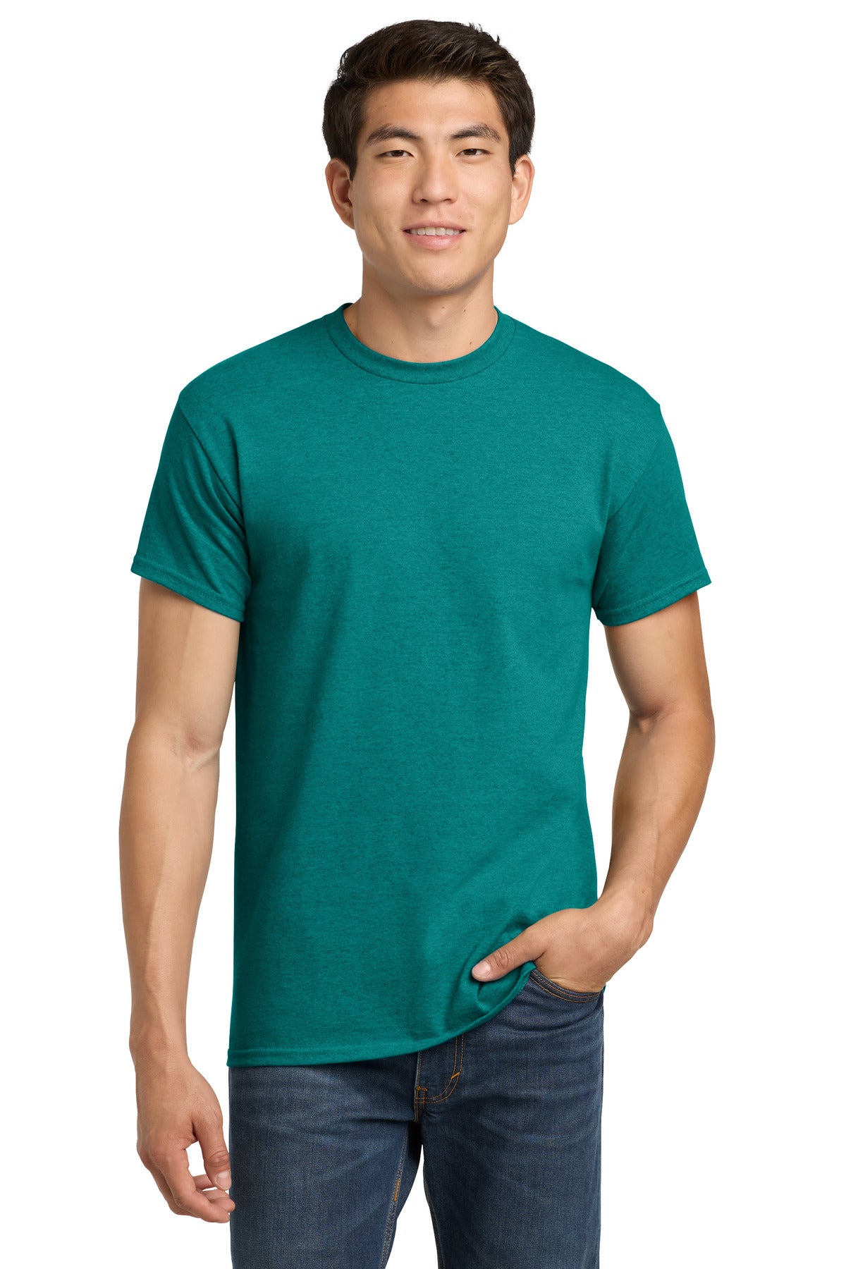Custom Embroidered or DTF Printed - Gildan ®  - Heavy Cotton ™  100% Cotton T-Shirt.  5000