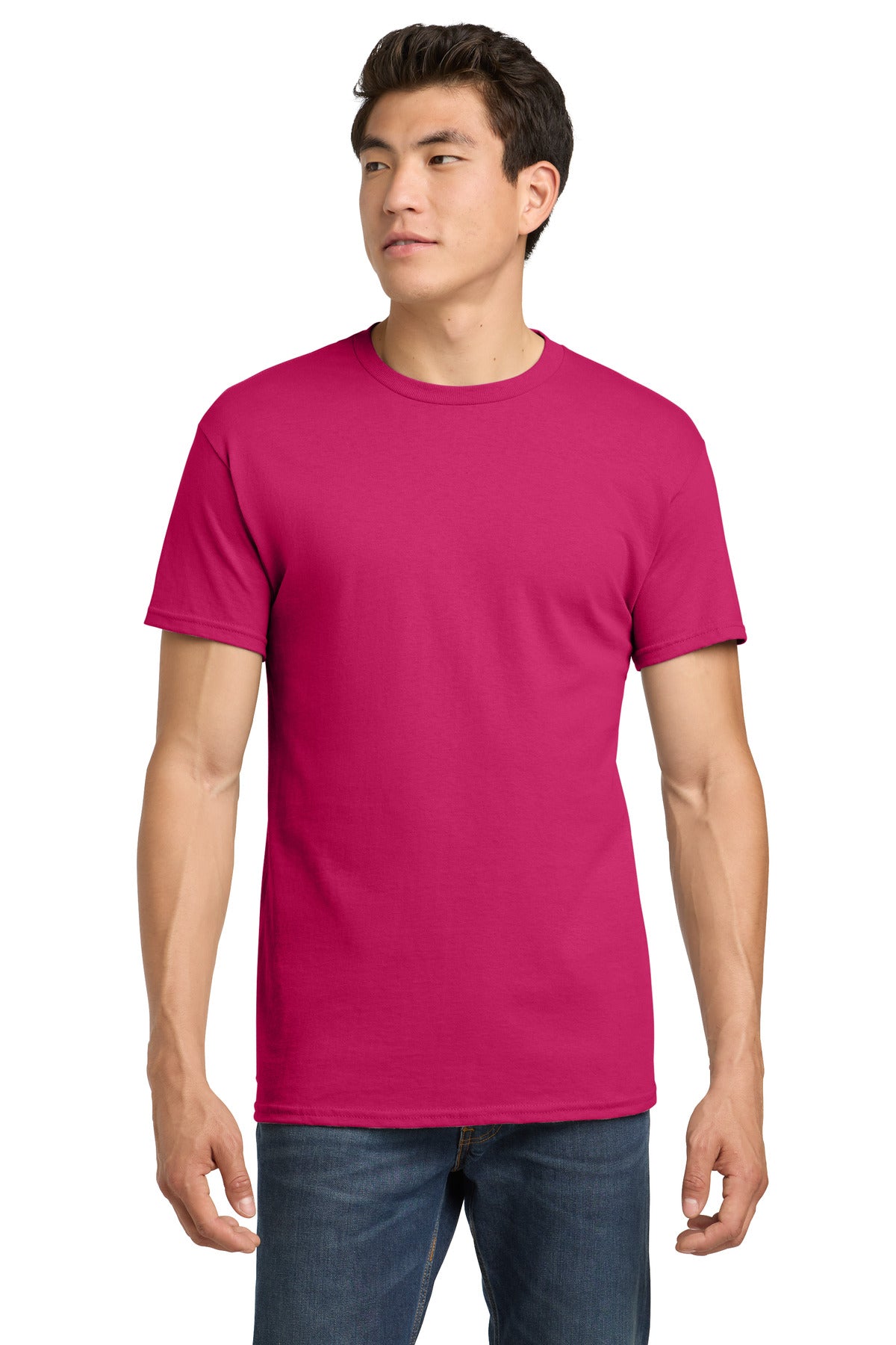 Custom Embroidered or DTF Printed - Gildan ®  - Heavy Cotton ™  100% Cotton T-Shirt.  5000