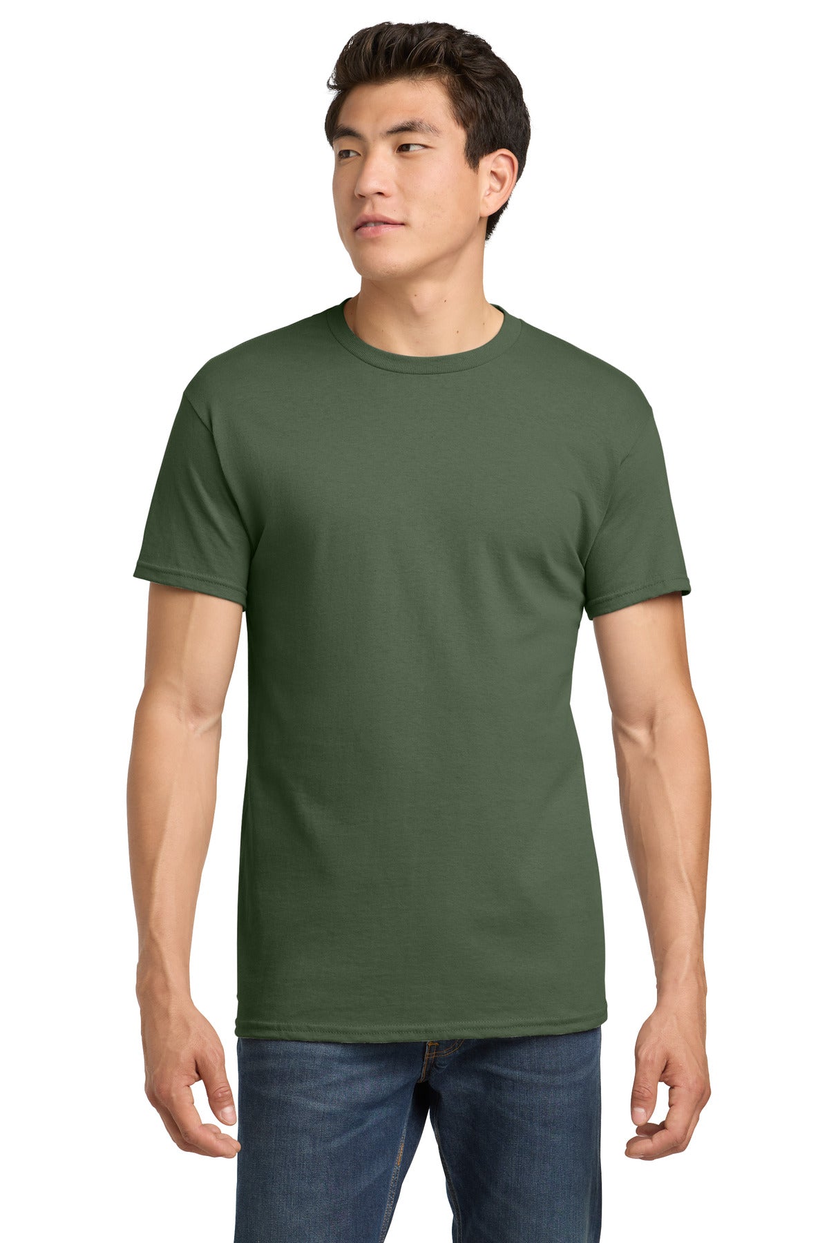 Custom Embroidered or DTF Printed - Gildan ®  - Heavy Cotton ™  100% Cotton T-Shirt.  5000