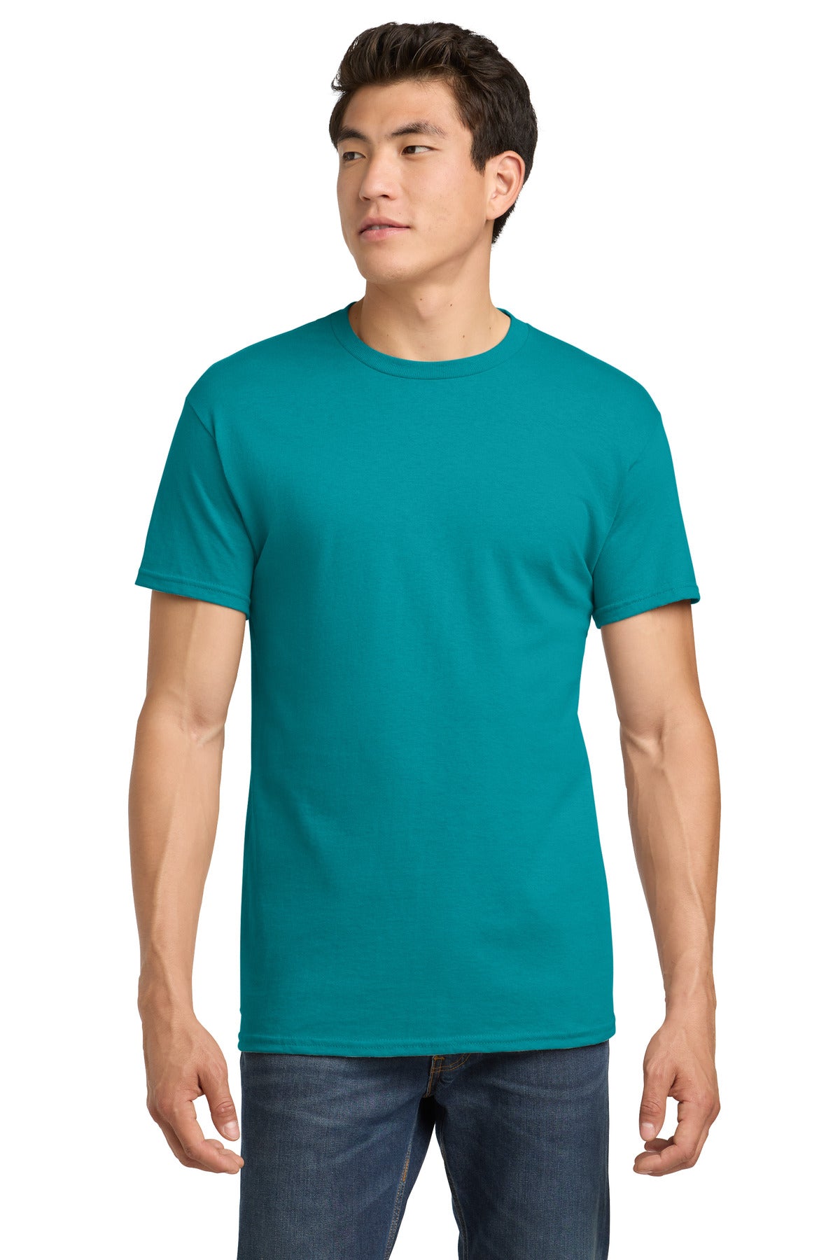Custom Embroidered or DTF Printed - Gildan ®  - Heavy Cotton ™  100% Cotton T-Shirt.  5000