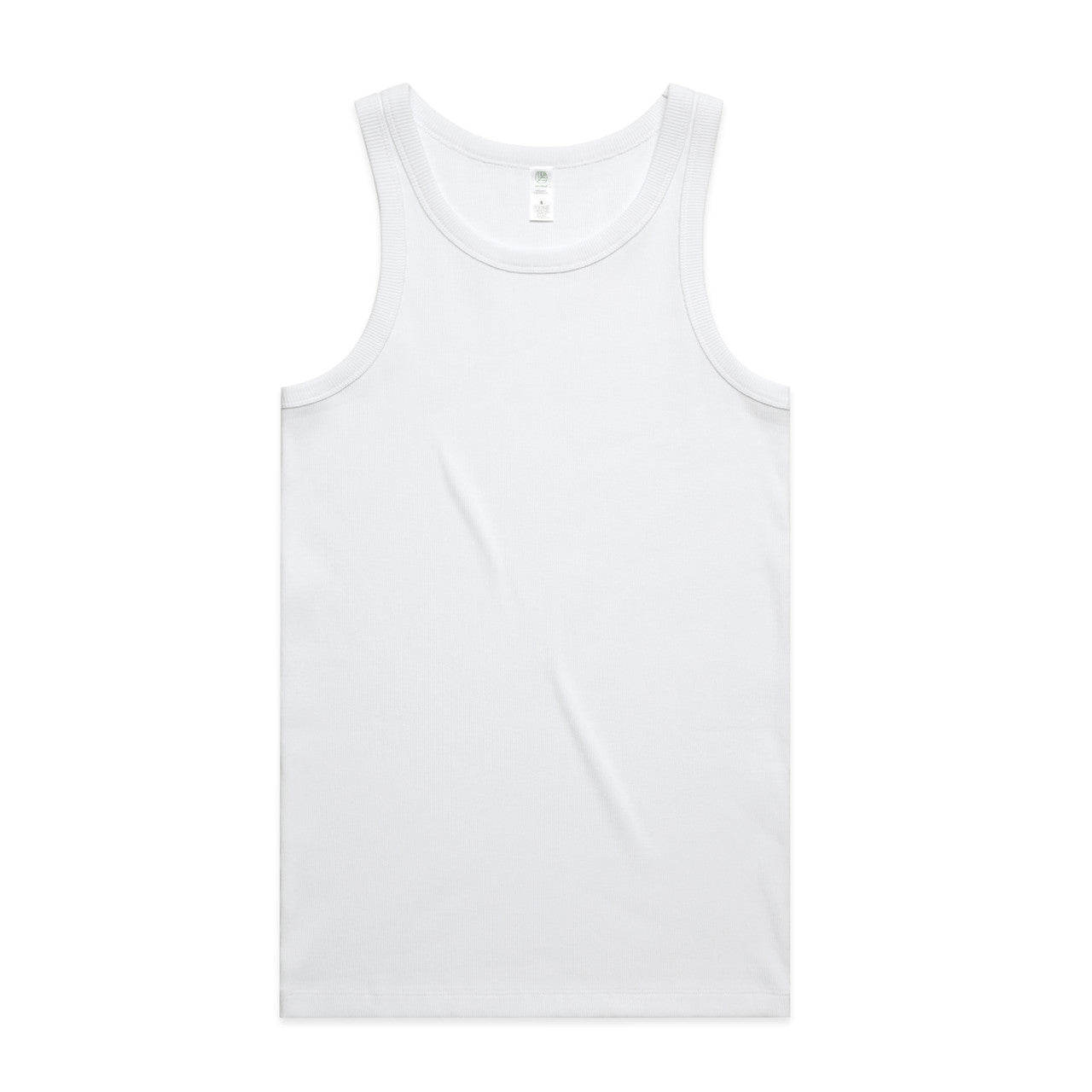 Custom Embroidered or DTF Printed - Organic Rib Singlet | 5063G