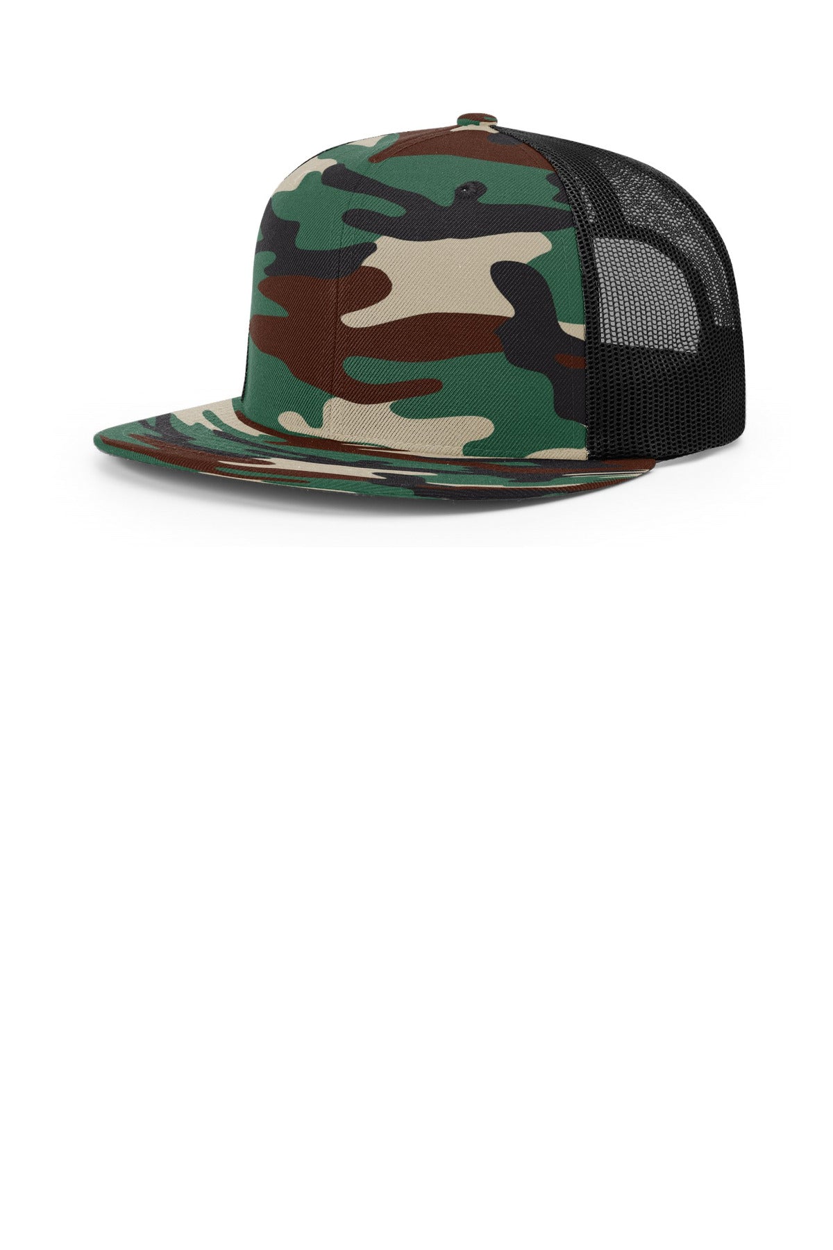 Custom Embroidery or DTF Print - Richardson Acrylic-Wool Blend Flatbill Trucker 511